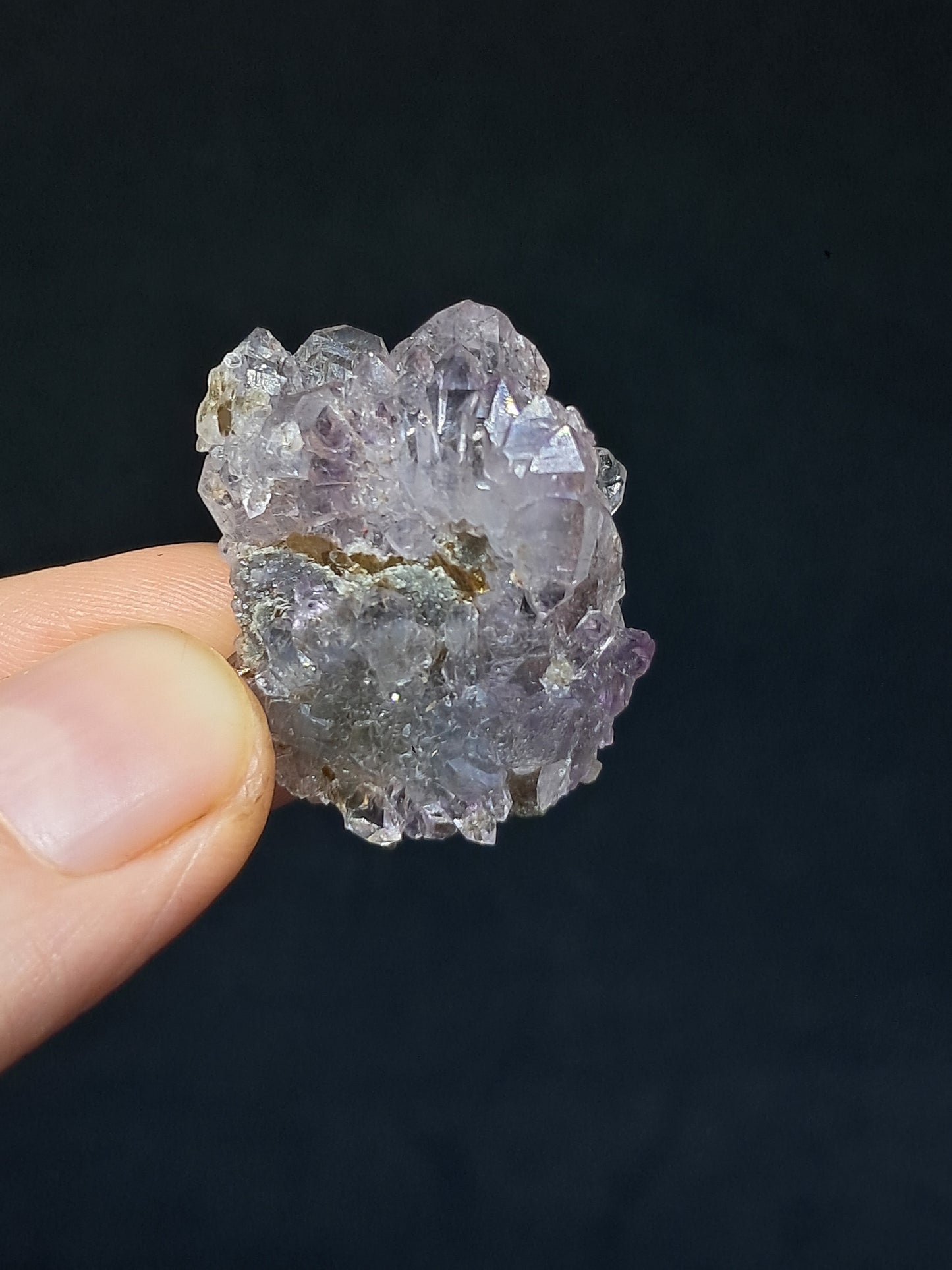 Amatista Elestial (Karur) | Cristal en bruto | Piedra Natural | Espécimen mineral #KA113