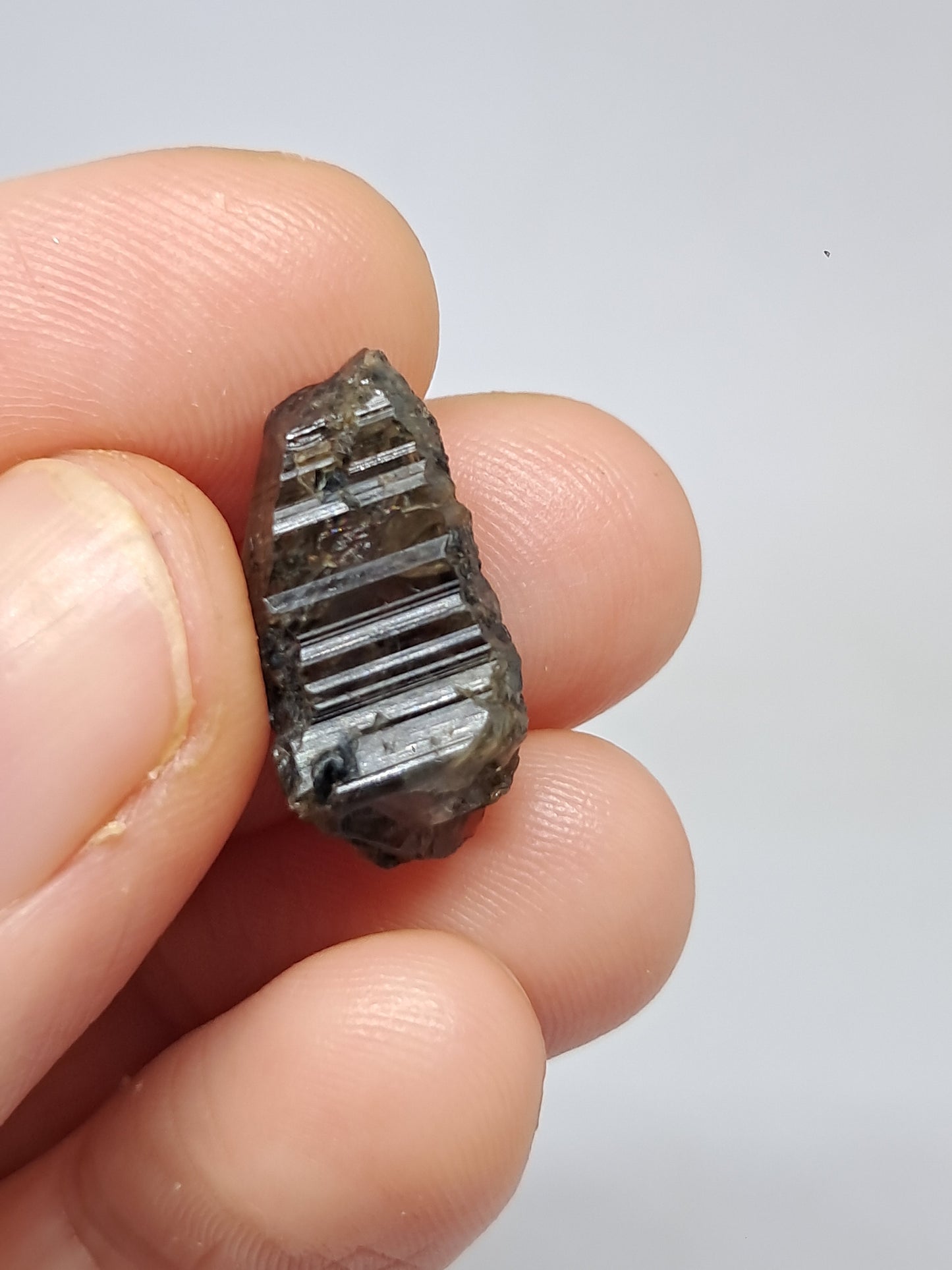 Natural Green Sapphire Crystal (Karur) Rough Stone | Mineral Specimen #SP32
