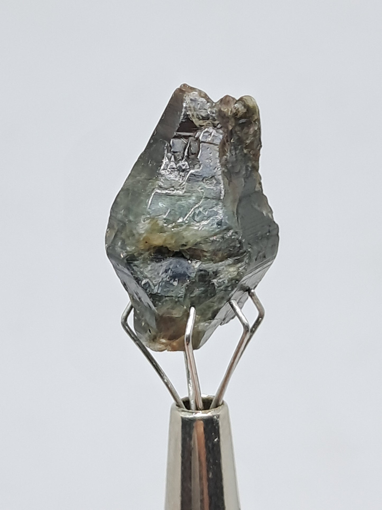 Natural Greenish-Blue *Teal* Sapphire Crystal (Karur) Rough Stone | Mineral Specimen #SP20