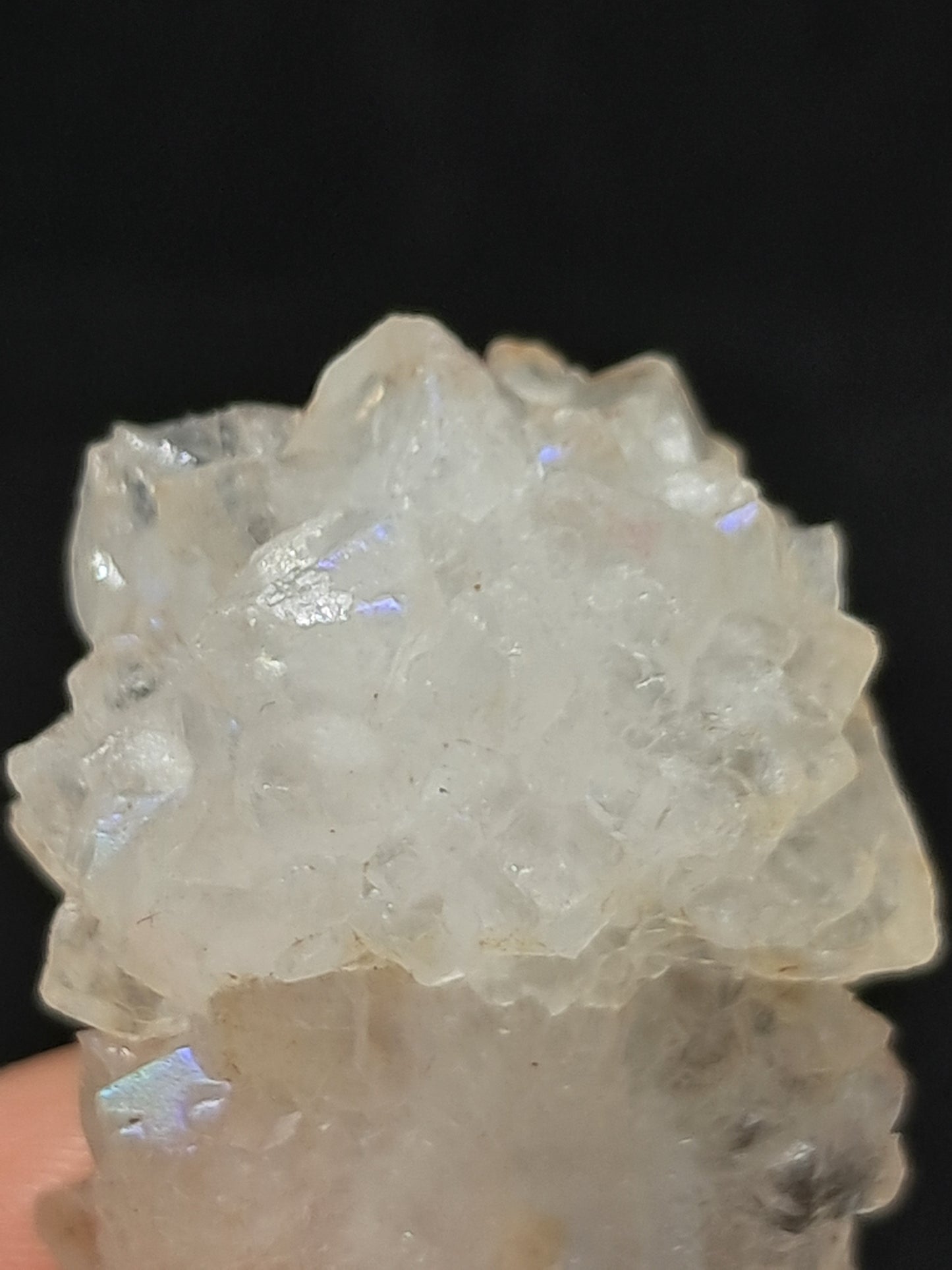 Iris Quartz Stalactite (Anandalite) *high iridiscence* (Non-precious stone) #AQ21