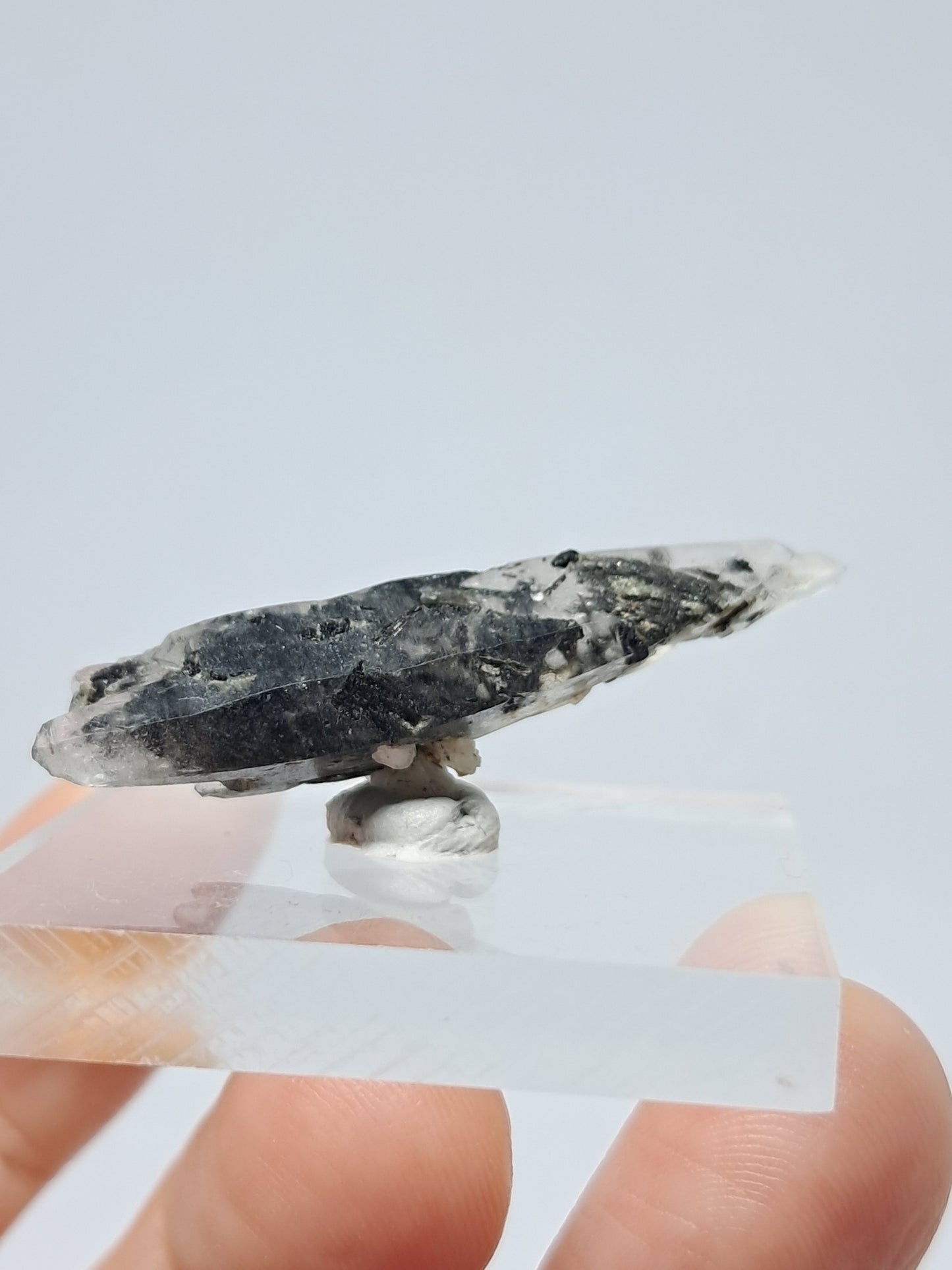 Tourmalinated Quartz Biterminated Crystal (Non-precious stone) #TQ24