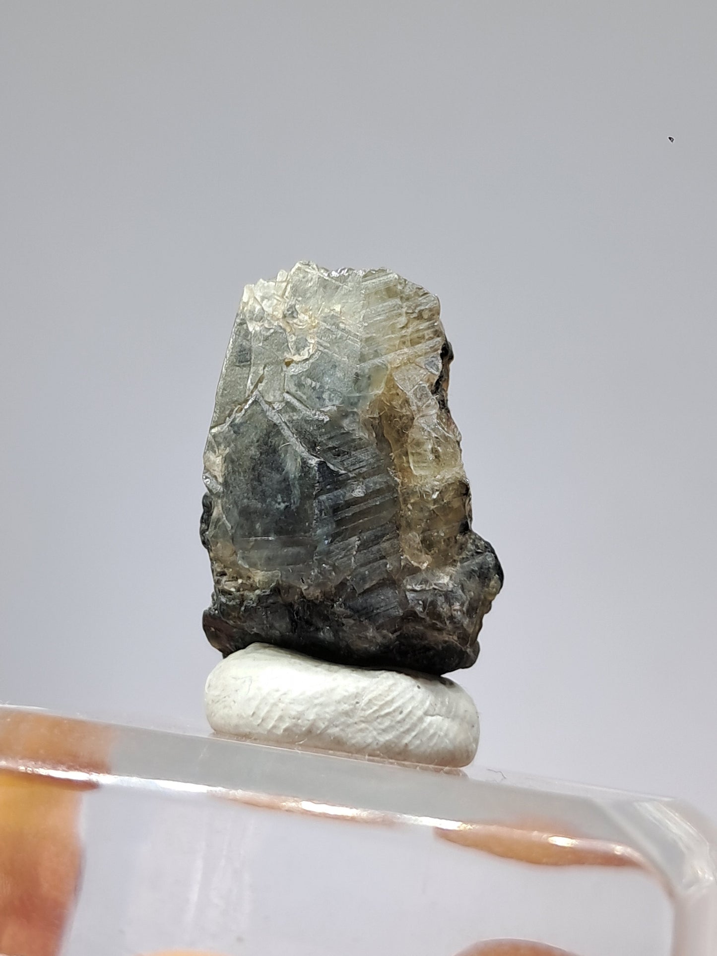 Natural Green Sapphire Crystal (Karur) Rough Stone | Mineral Specimen #SP31