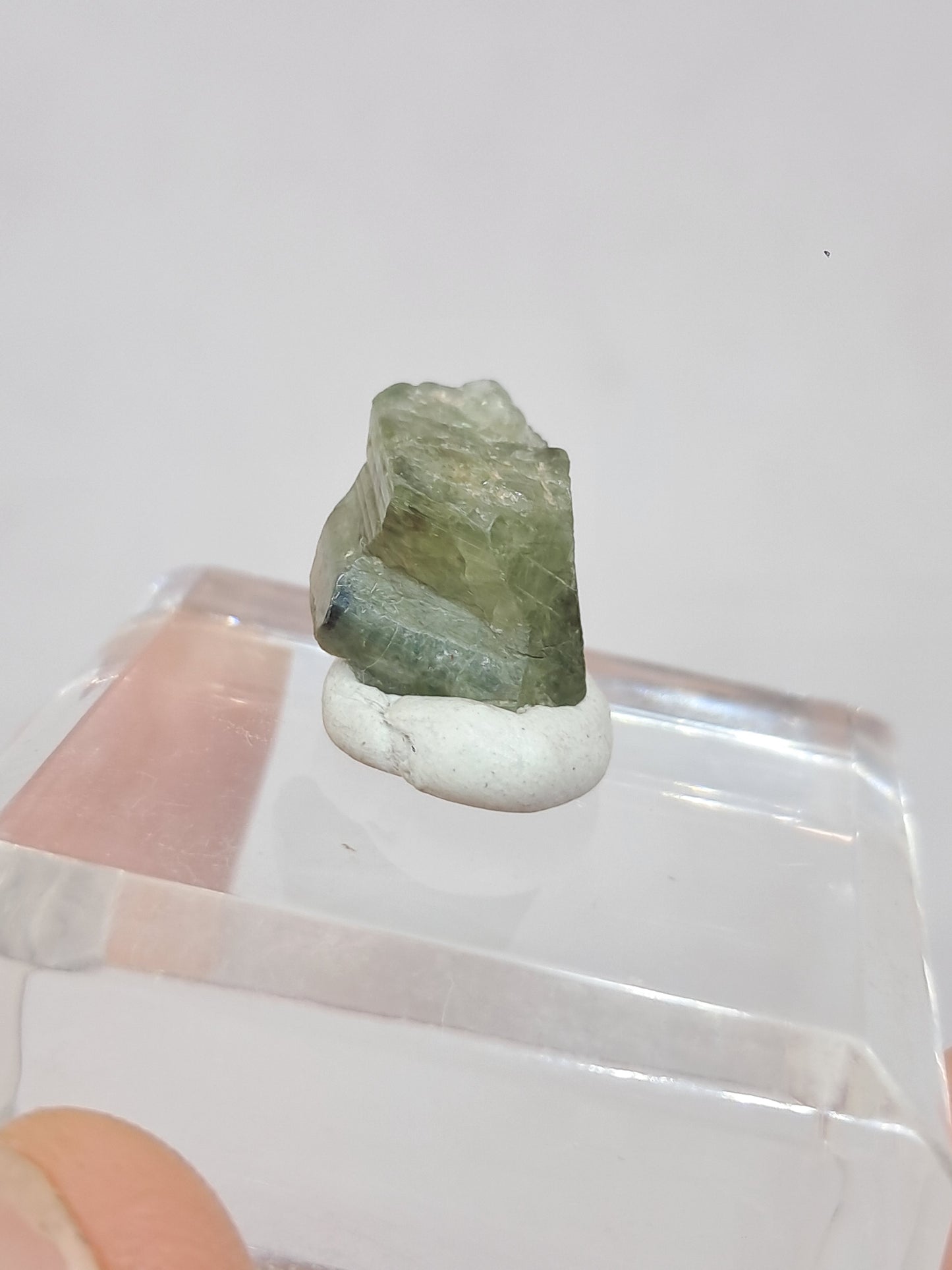 Natural Greenish-Blue *Teal* Sapphire Crystal (Karur) Rough Stone | Mineral Specimen #SP35