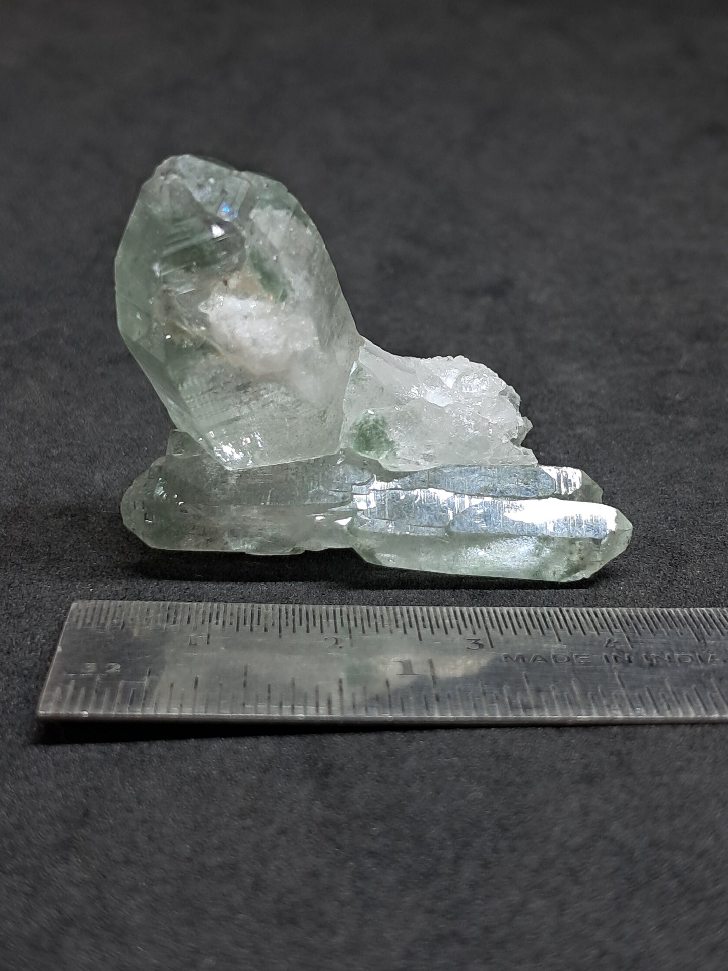 Himalayan Quartz Chlorite Phantom Cluster | Biterminated Crystals | #CH59