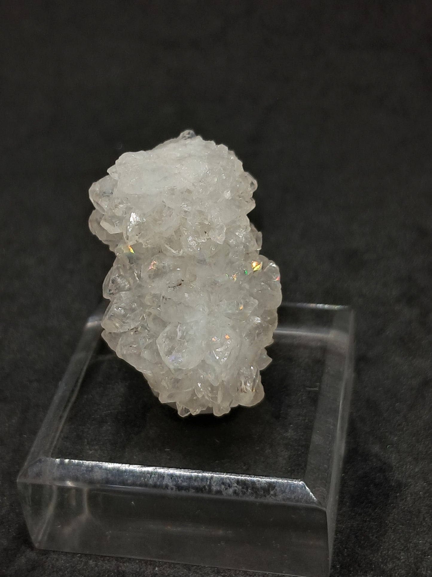 Iris Quartz Stalactite (Anandalite) *high iridiscence* (Non-precious stone) #AQ28