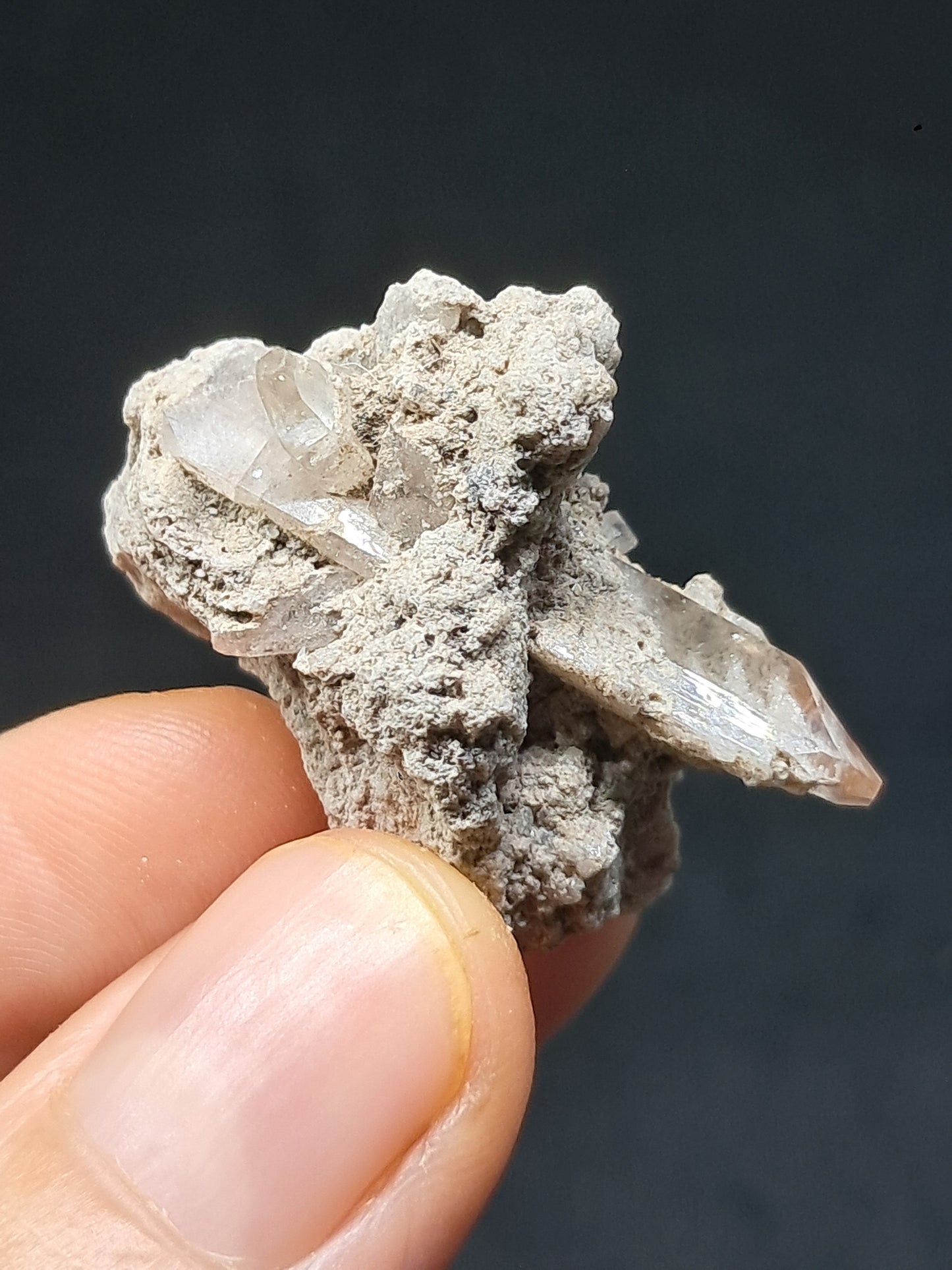Cristal de topacio natural en matriz (México), piedra preciosa rara | Ejemplar mineral n.° TPZ7