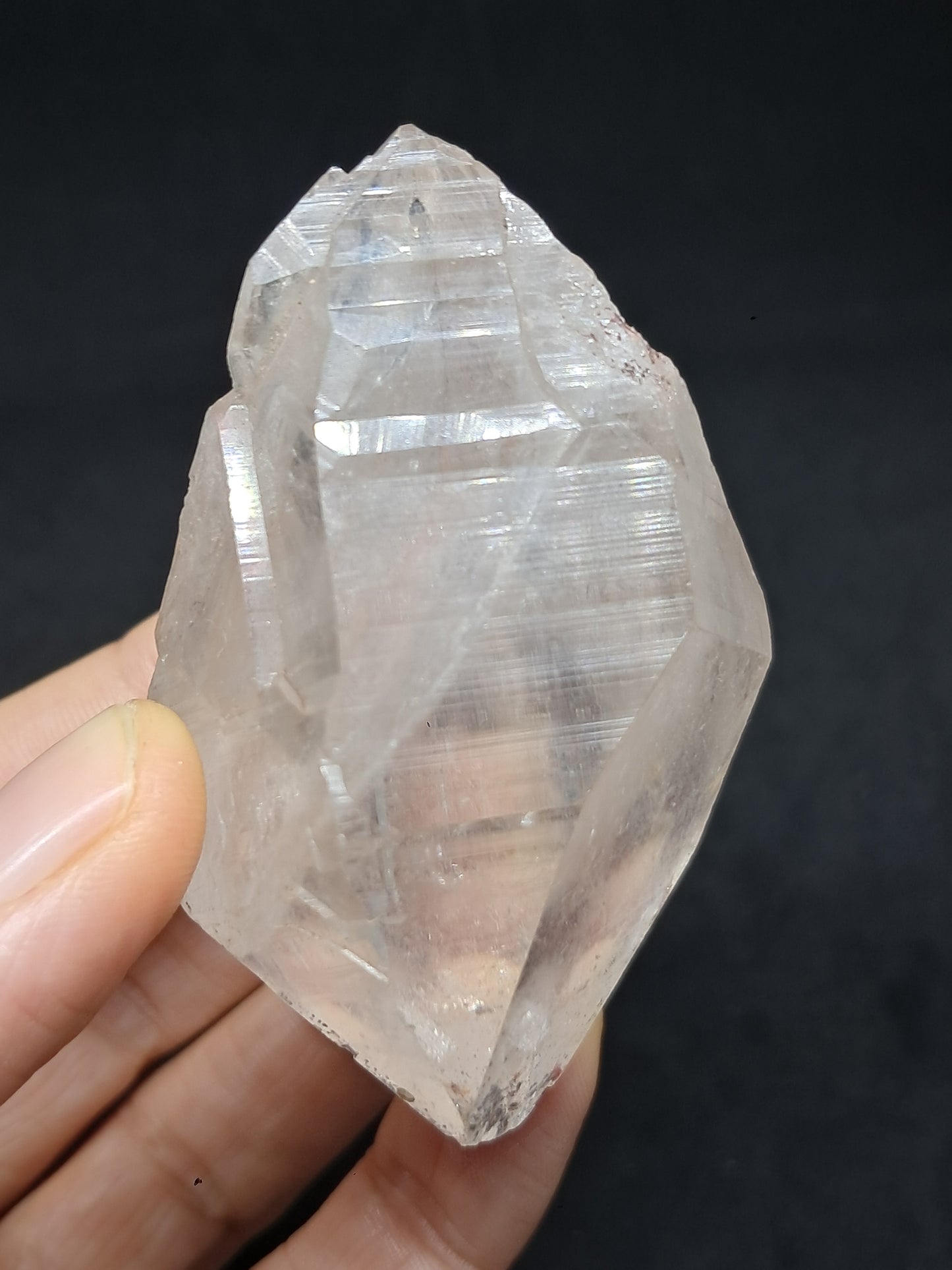 Himalayan Quartz Crystal Point with Pyrite Inclusions | Natural Stone | Mineral Specimen #CH52
