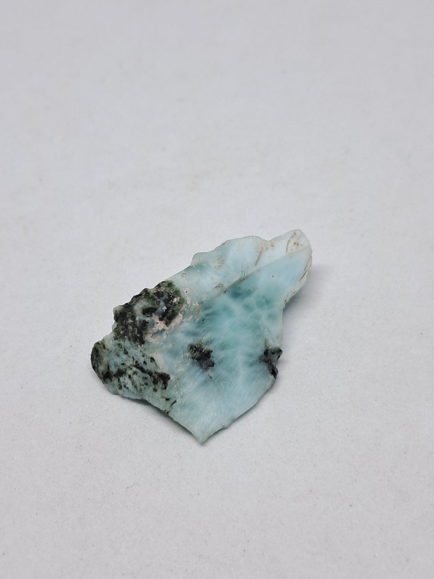Larimar Raw Slice (Non-precious Natural Stone) #LM3