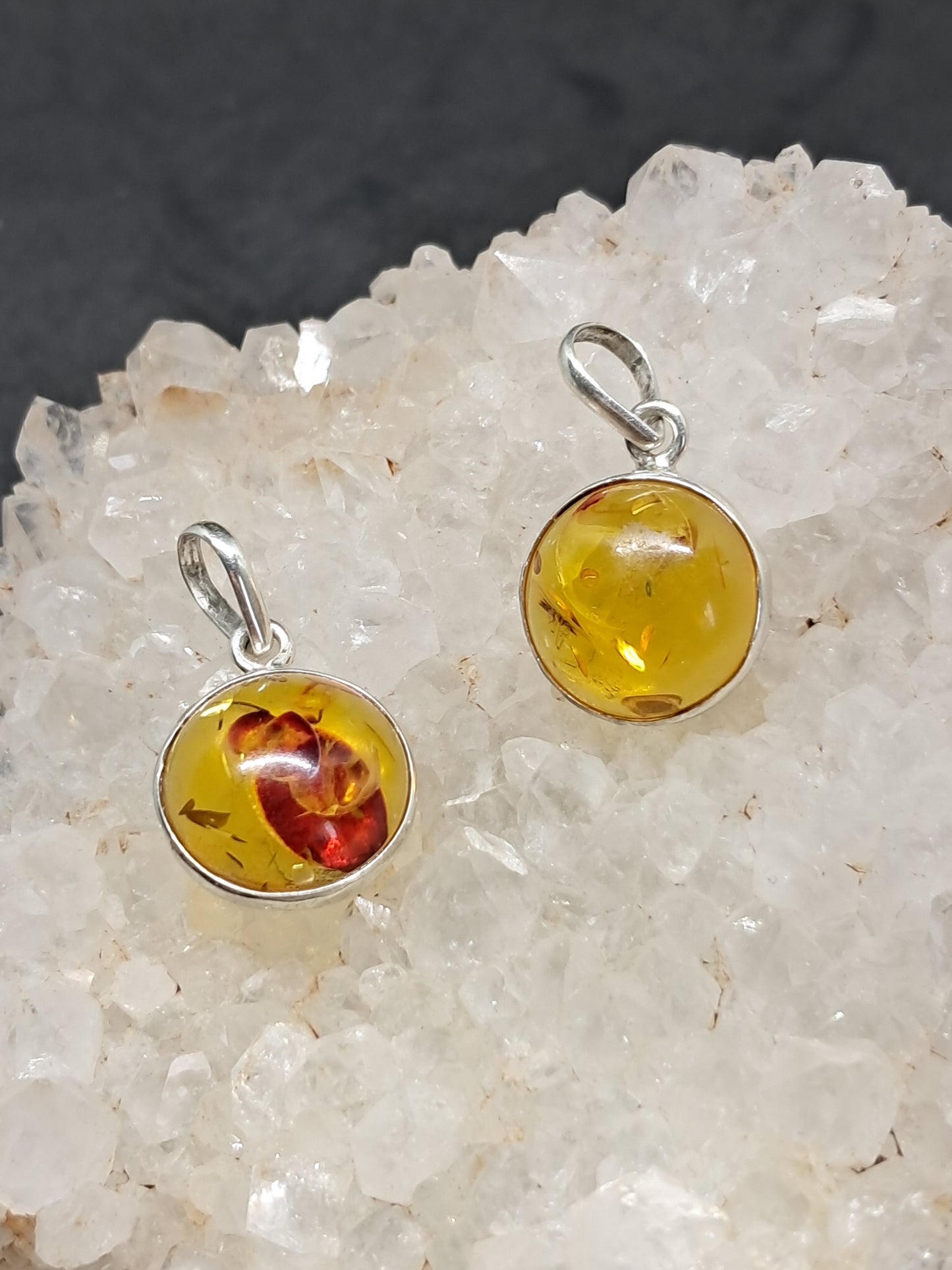 Amber Silver Pendant | Jewelry | Necklace