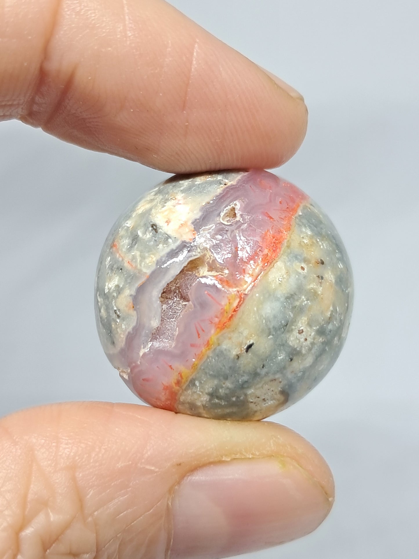 Red Bumblebee Jasper (Non-precious natural stone) #BJ1
