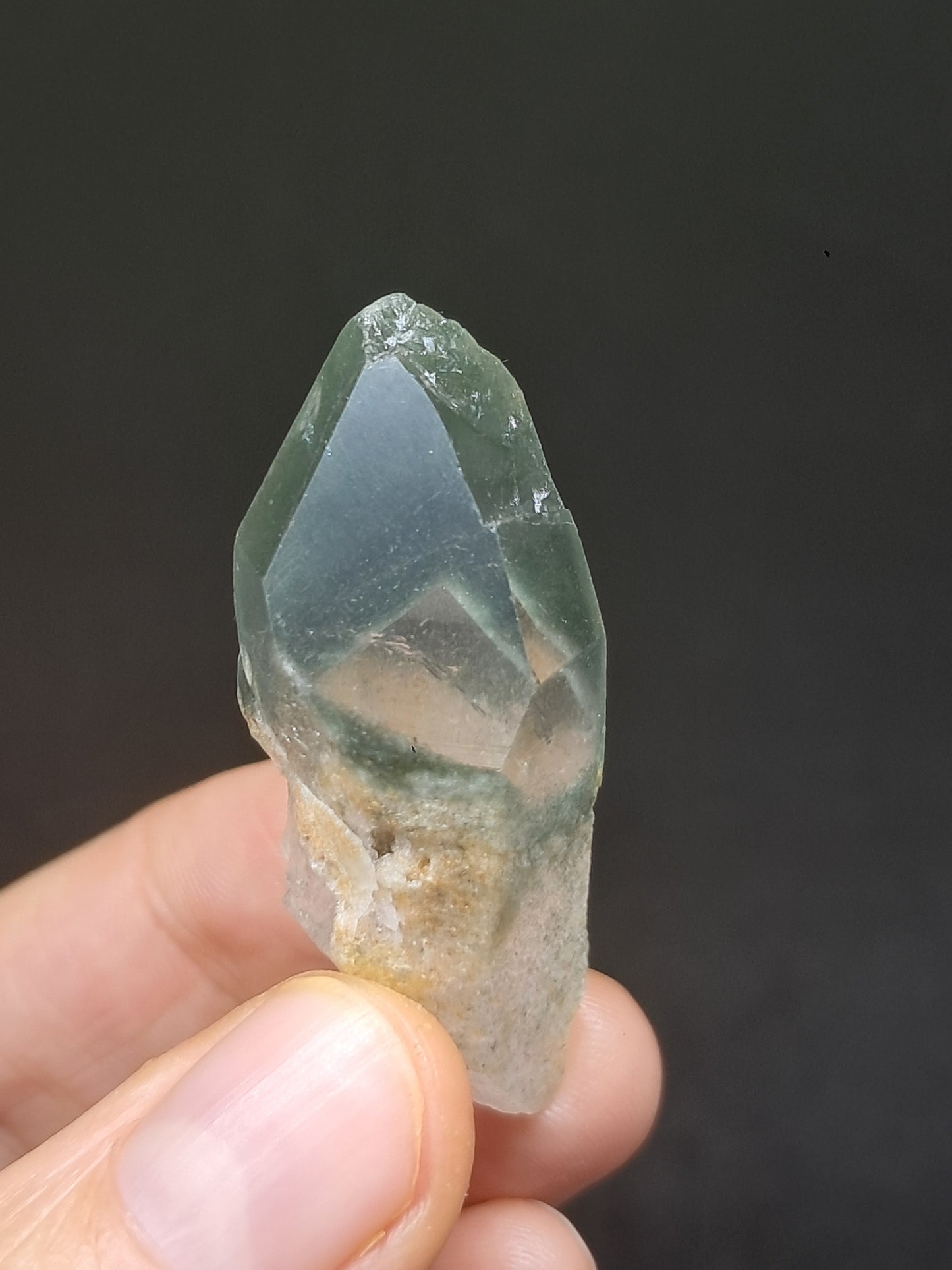 Chlorite Quartz Phantom (Kullu) Natural Point | Garden Chamanic Crystal #CQ65