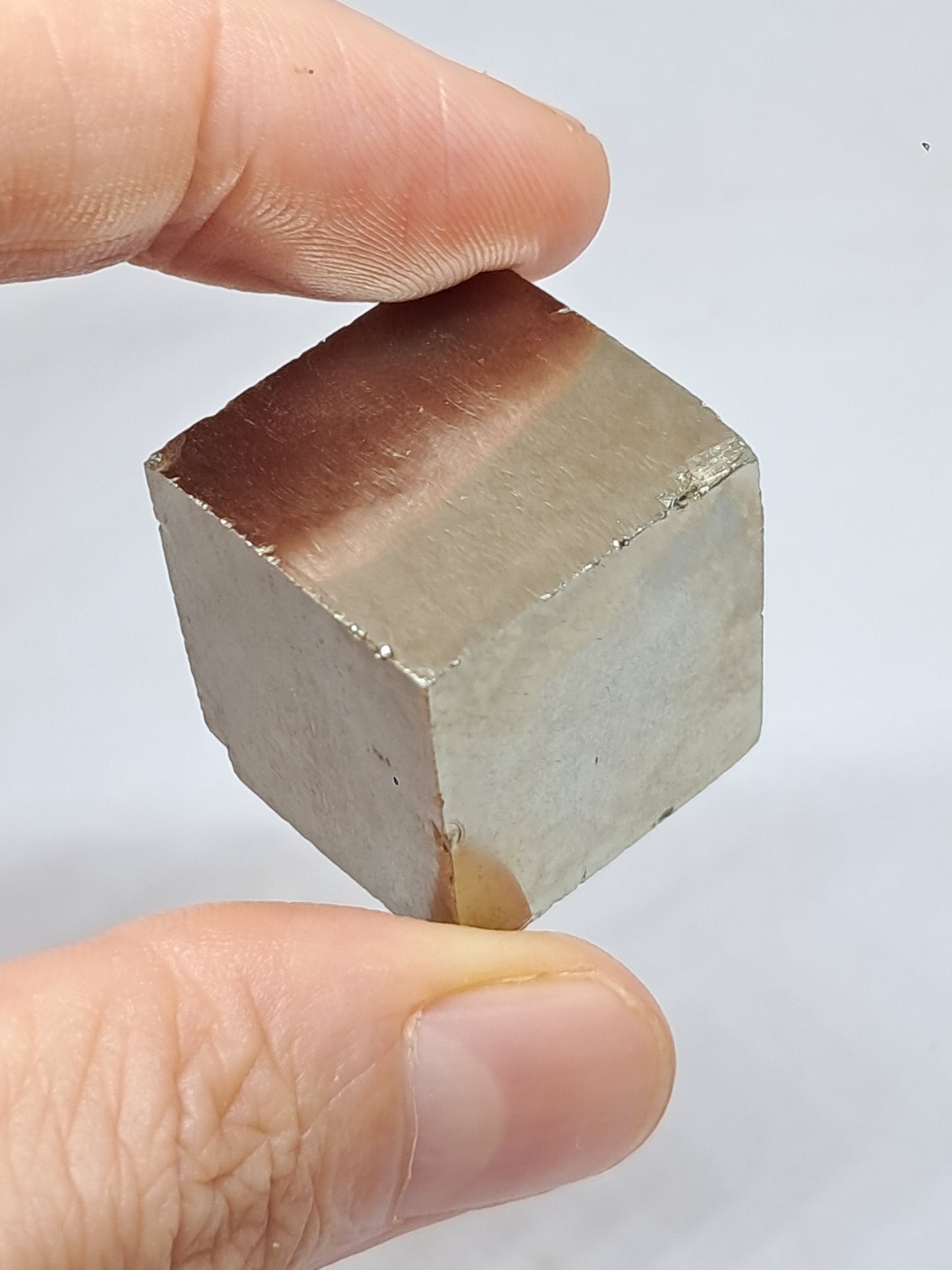 Pirita en bruto (España), cristal natural | Calidad de coleccionista n.° PR18
