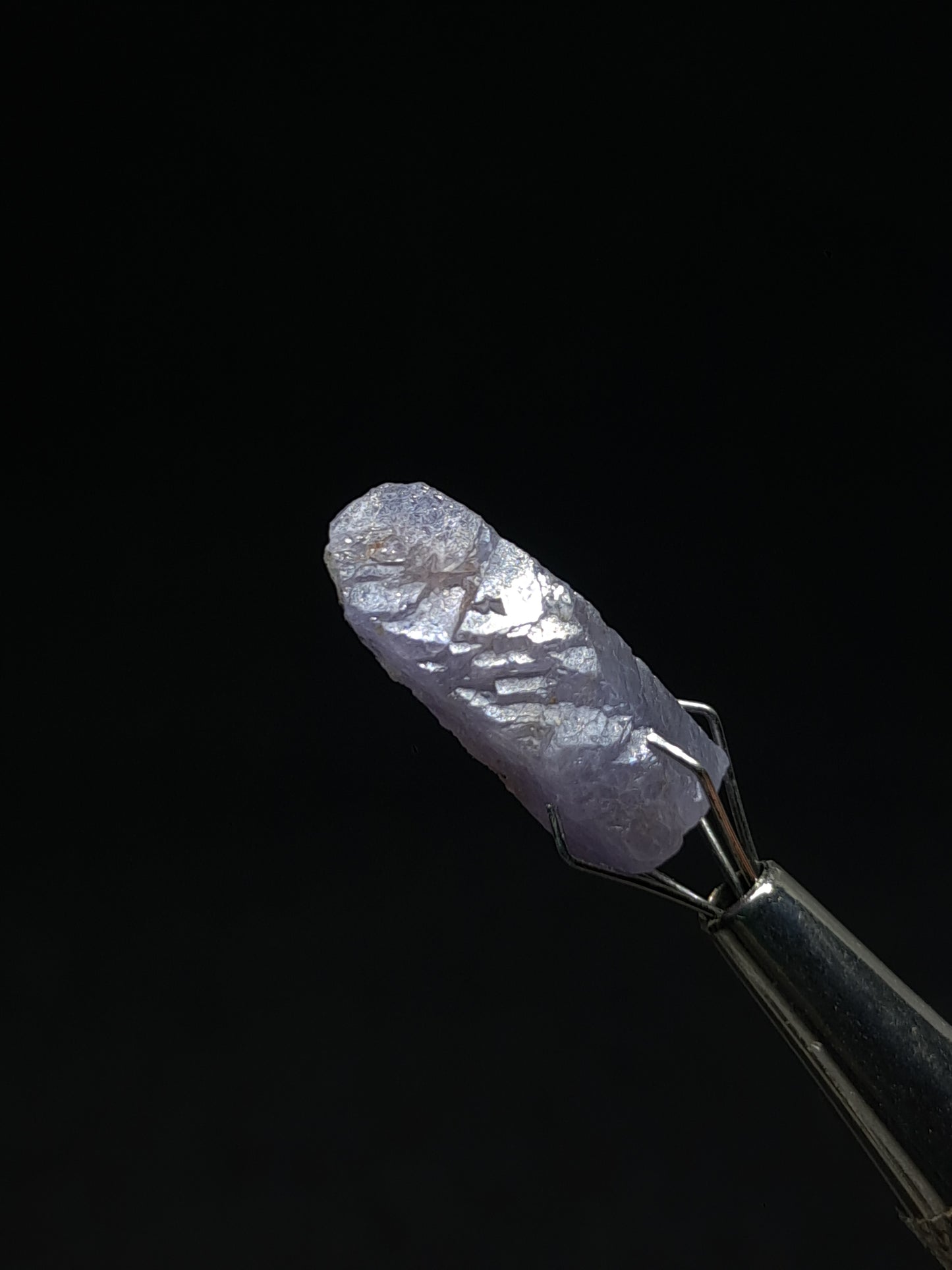 Natural Sapphire w/ Record Keeper (Madagascar) Rough Stone | Mineral Specimen #SP49