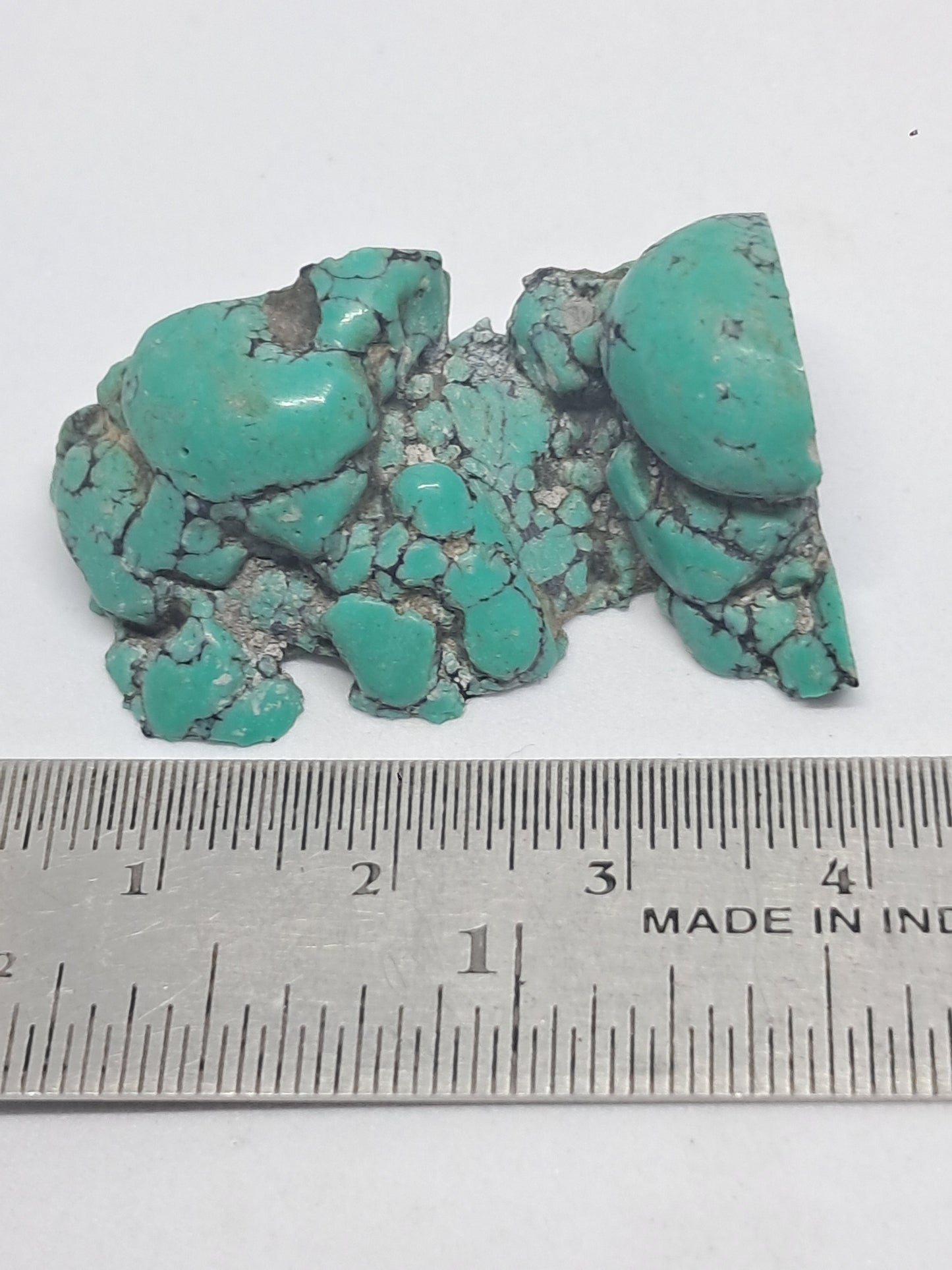 Tibetan Turquoise Stabilized Natural Stone | Mineral Specimen #TT9