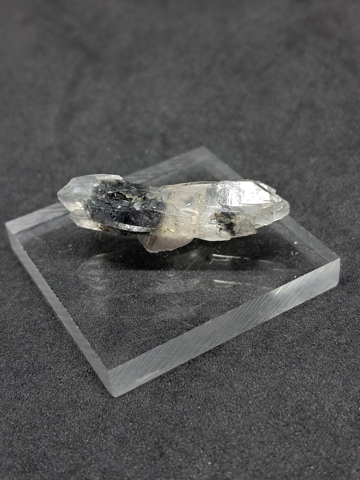 Tourmalinated Quartz Biterminated Crystal (Non-precious stone) #TQ23