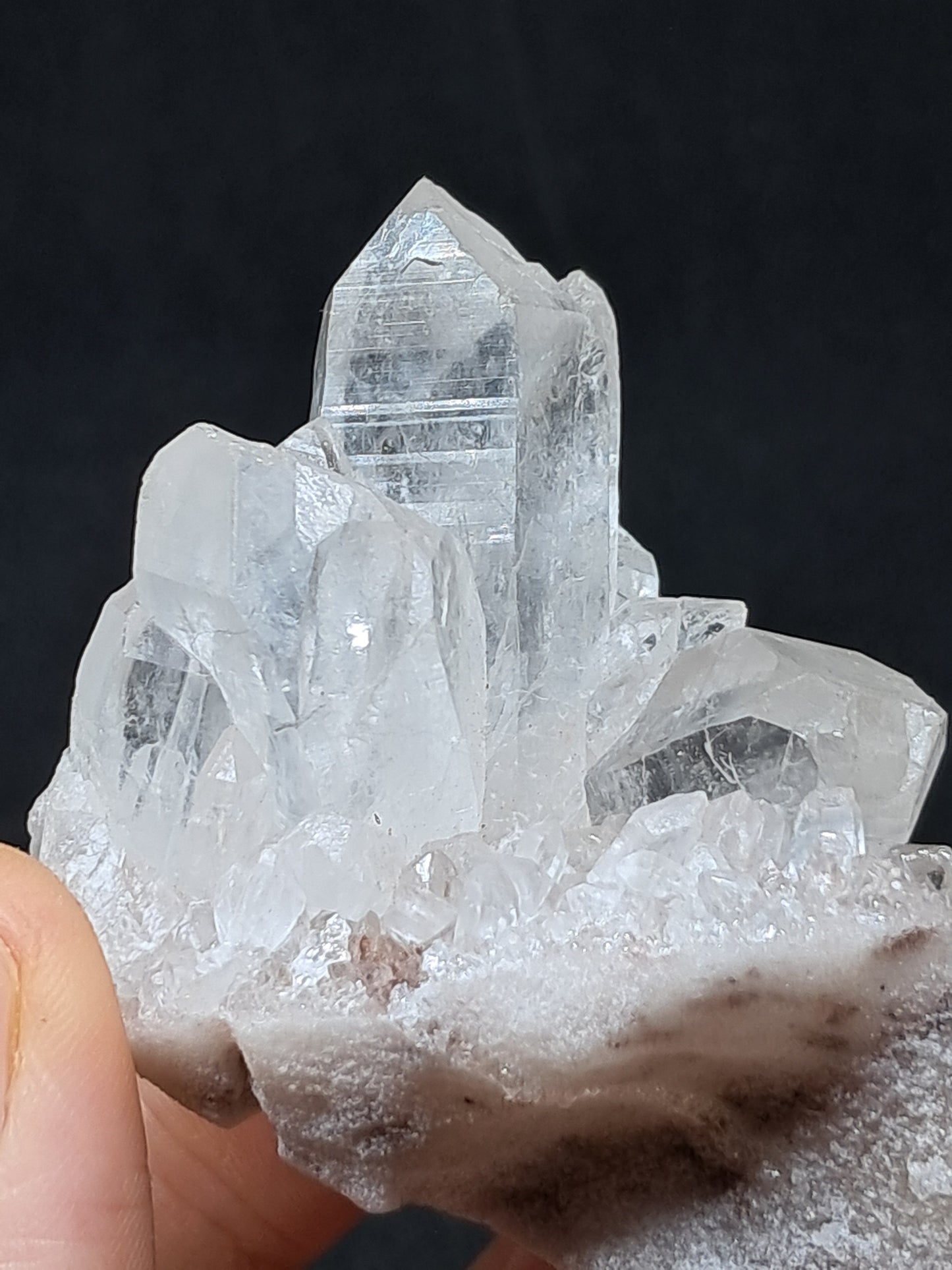 Himalayan Quartz Cluster (Himachal Pradesh) | Natural Crystal #CH42
