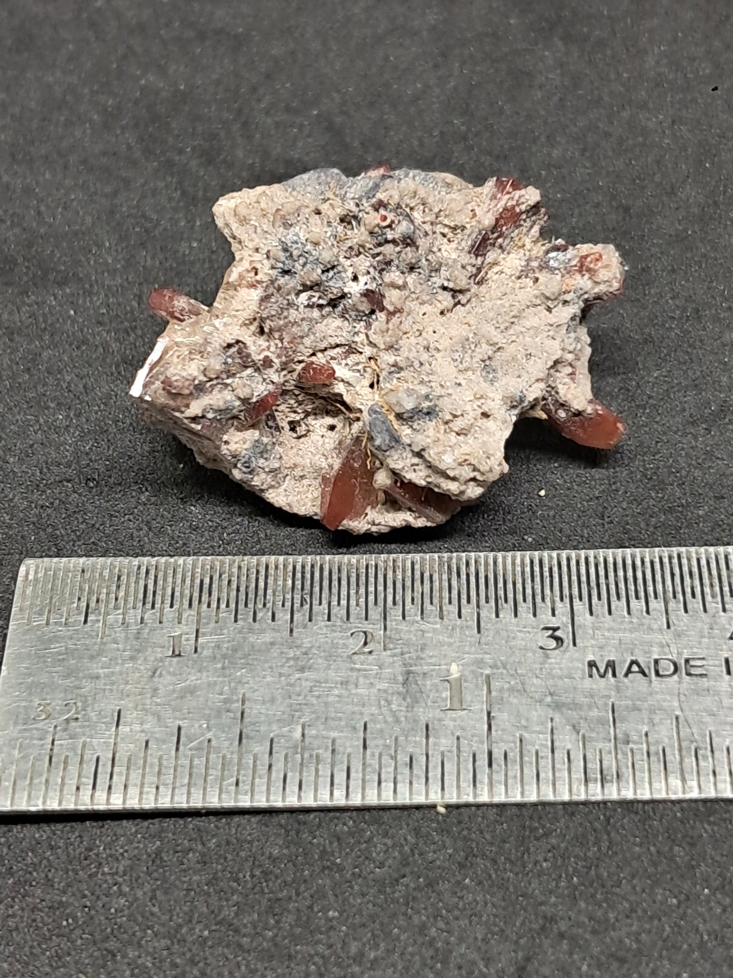 Cristales de topacio natural en matriz (México), piedra preciosa rara | Ejemplar mineral n.° TPZ21