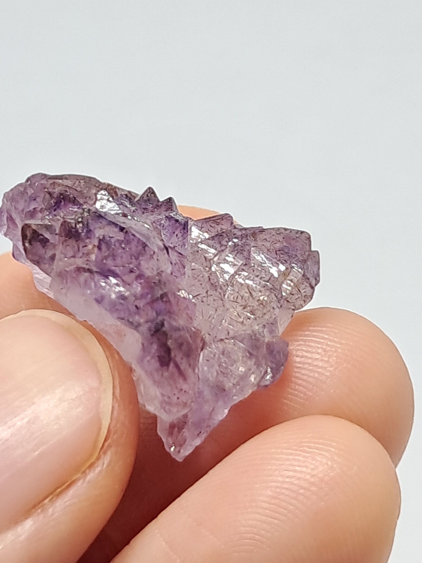 Amethyst Scepter Cluster w/ Goethite (Karur) Crystal Cluster | Natural Stone | Mineral Specimen #KA47