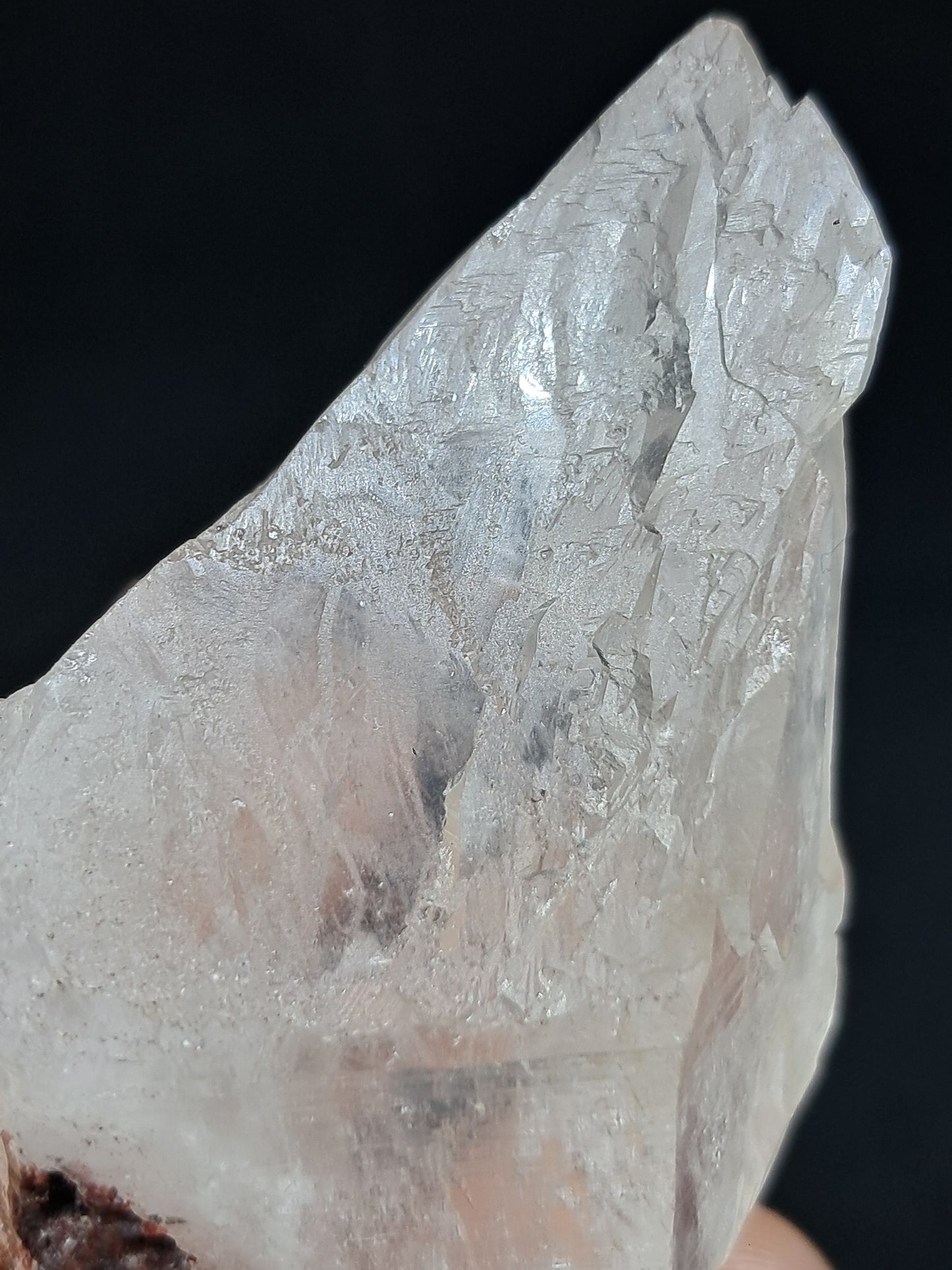 Himalayan Quartz Crystal Point with Pyrite Inclusions | Natural Stone | Mineral Specimen #CH52