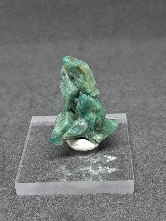 Green Heulandite (Ajanta) Natural Zeolite Crystal | Mineral Specimen #ZL12