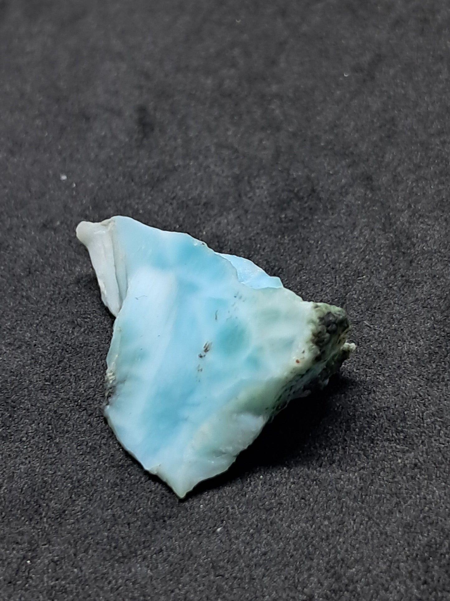 Larimar Raw Slice (Non-precious Natural Stone) #LM3