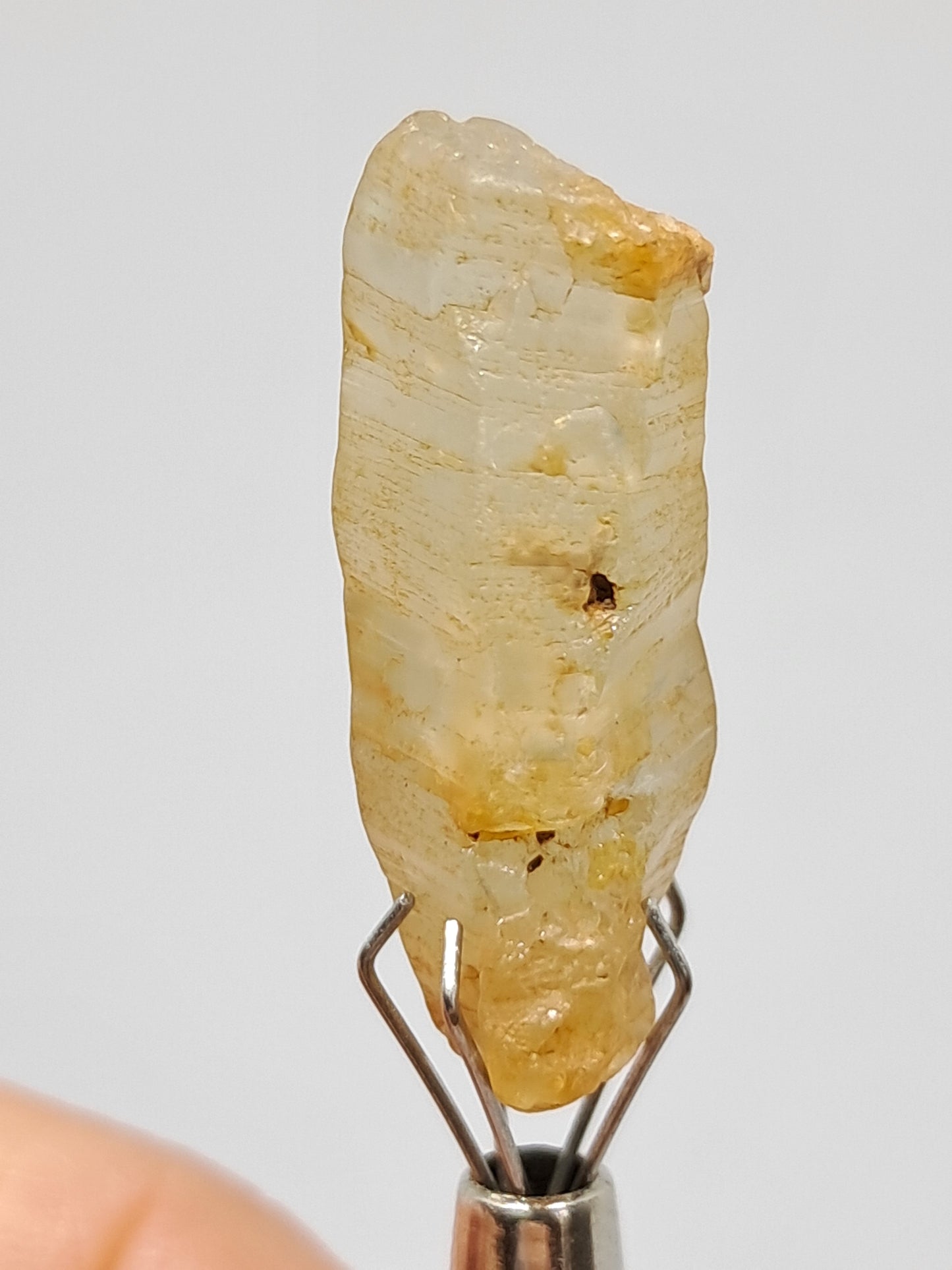 Natural White Sapphire Crystal (Sri Lanka) Rough Stone | Mineral Specimen #SP8