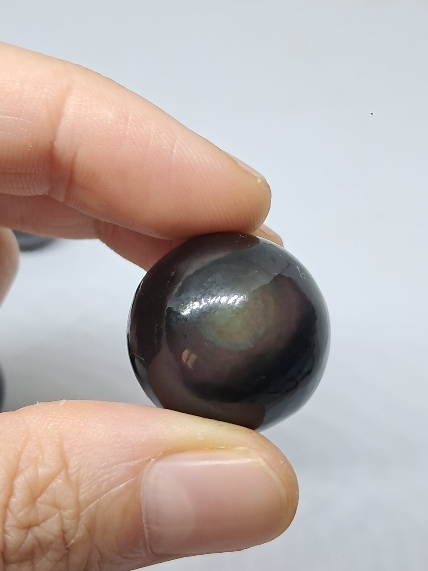 Esferas de obsidiana arcoíris (México) Colores concéntricos | Patrón de ojo | Cristales naturales pulidos #RO3