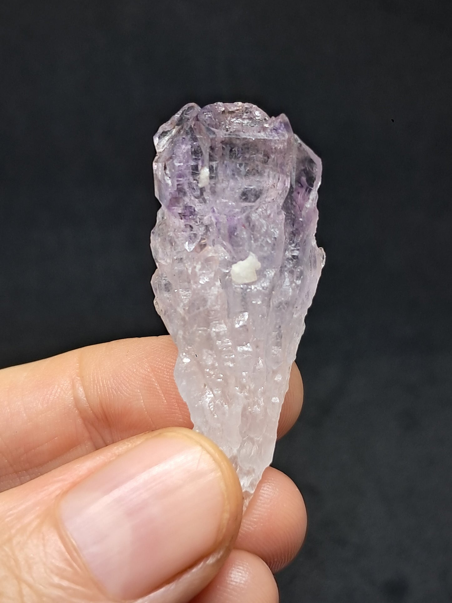 Amatista Elestial (Karur) | Cristal en bruto | Piedra Natural | Espécimen mineral #KA134