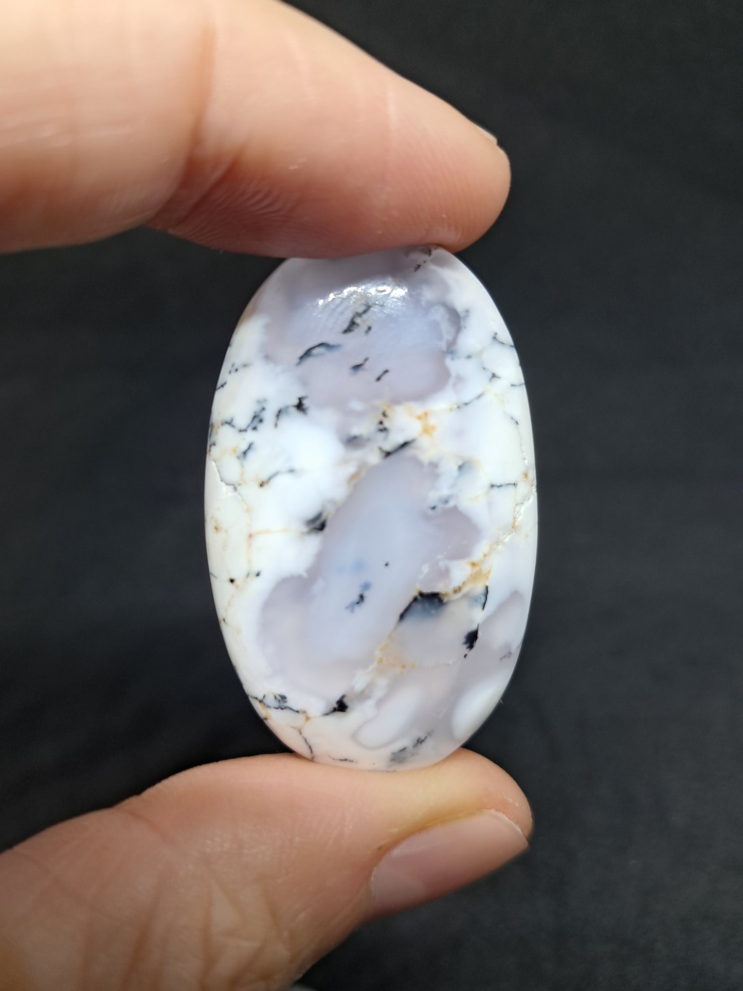 Dendrite Agate Palmstones | Polished Natural Stones #DA1