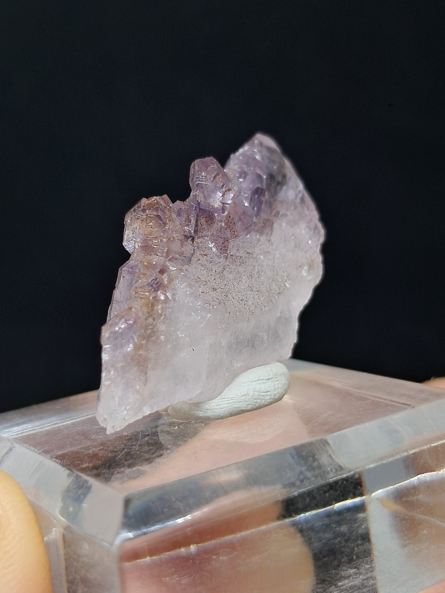Elestial Amethyst w/ "Super Seven" inclusions (Karur) Crystal Cluster | Natural Stone | Mineral Specimen #KA88