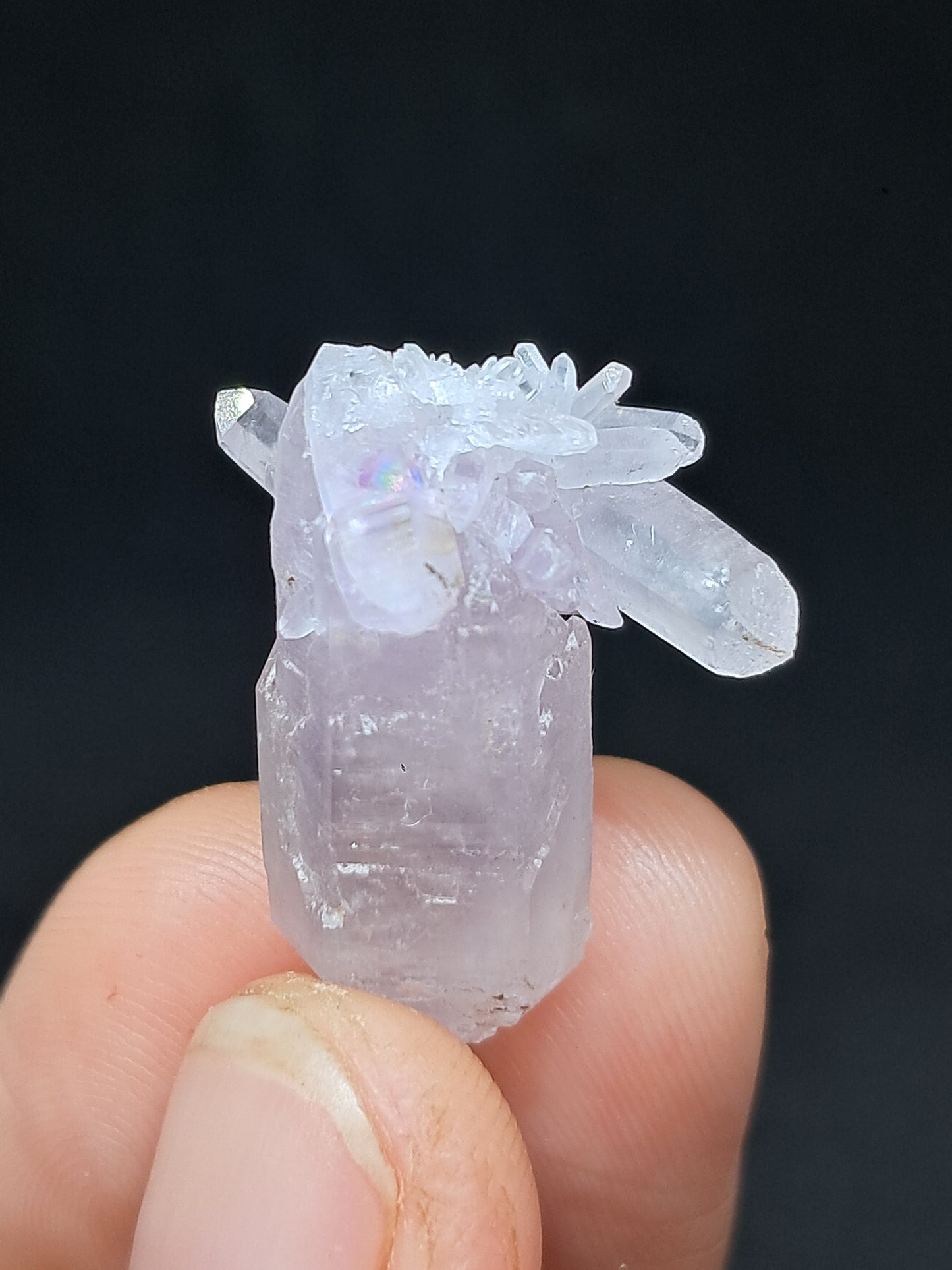 Cúmulo de cetro de amatista de Veracruz (México) | Cristal natural | Ejemplar mineral n.° VA41
