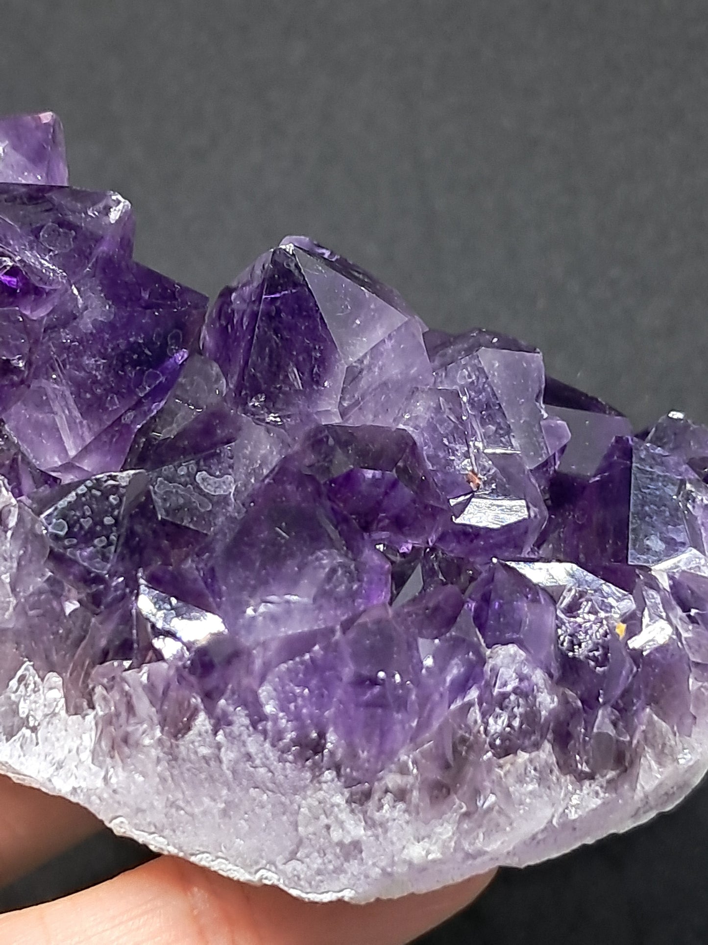 Amethyst Cluster (Madhya Pradesh) | Natural Stone | Deep Purple | Quartz #AM12
