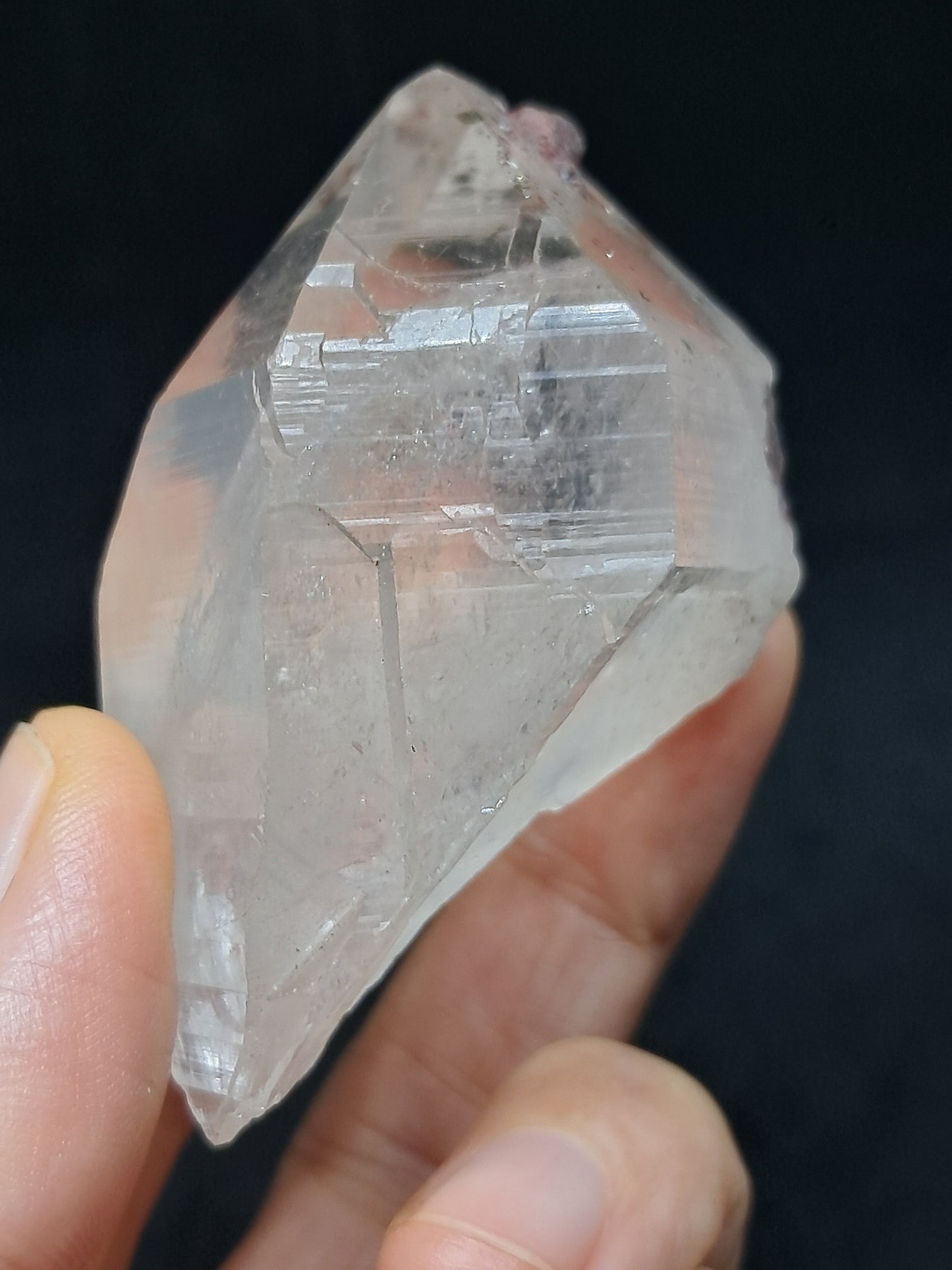 Himalayan Quartz Crystal Point with Pyrite Inclusions | Natural Stone | Mineral Specimen #CH52