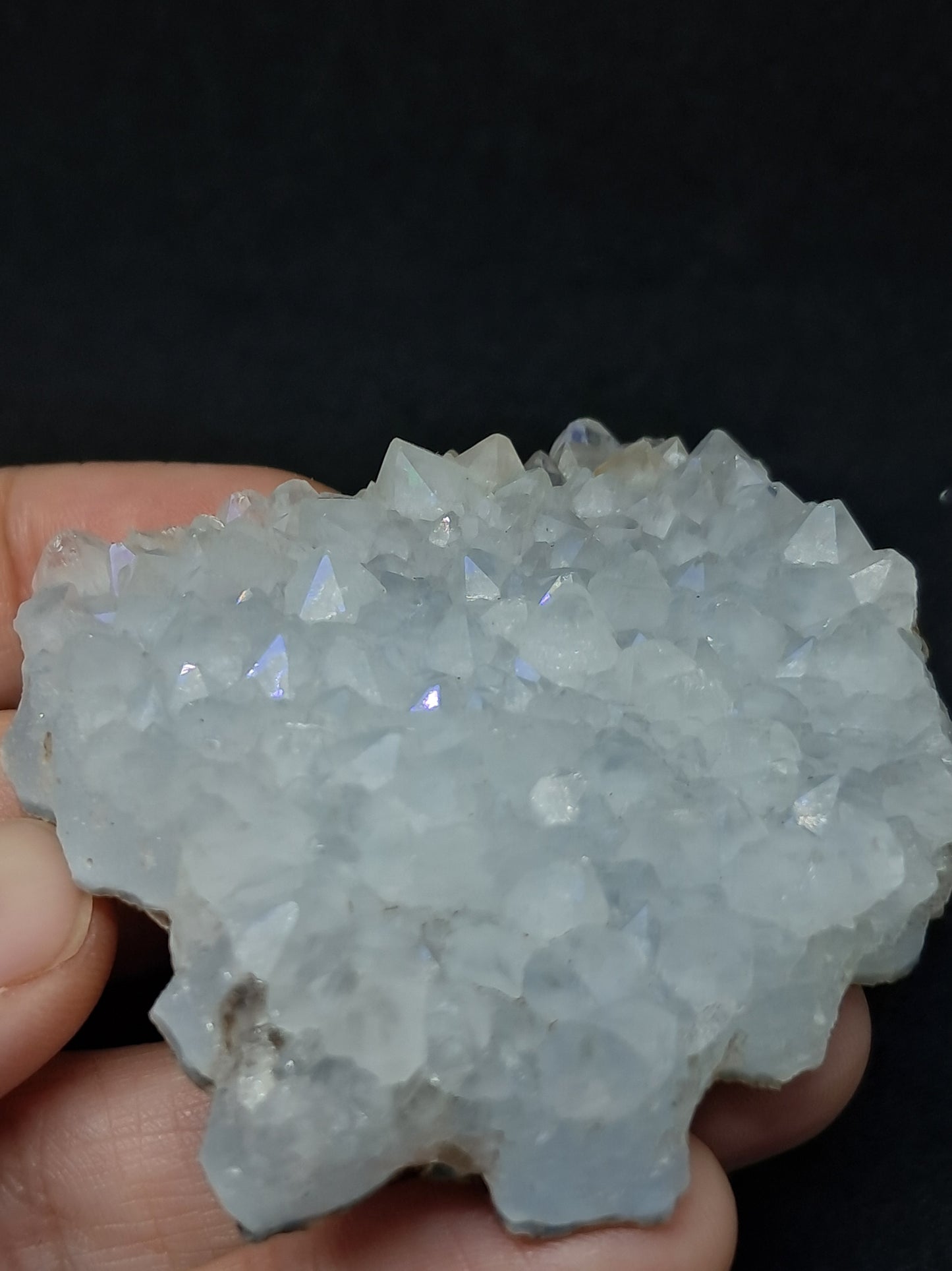 Iris Quartz (Anandalite) *high iridiscence* (Non-precious stone) #AQ14