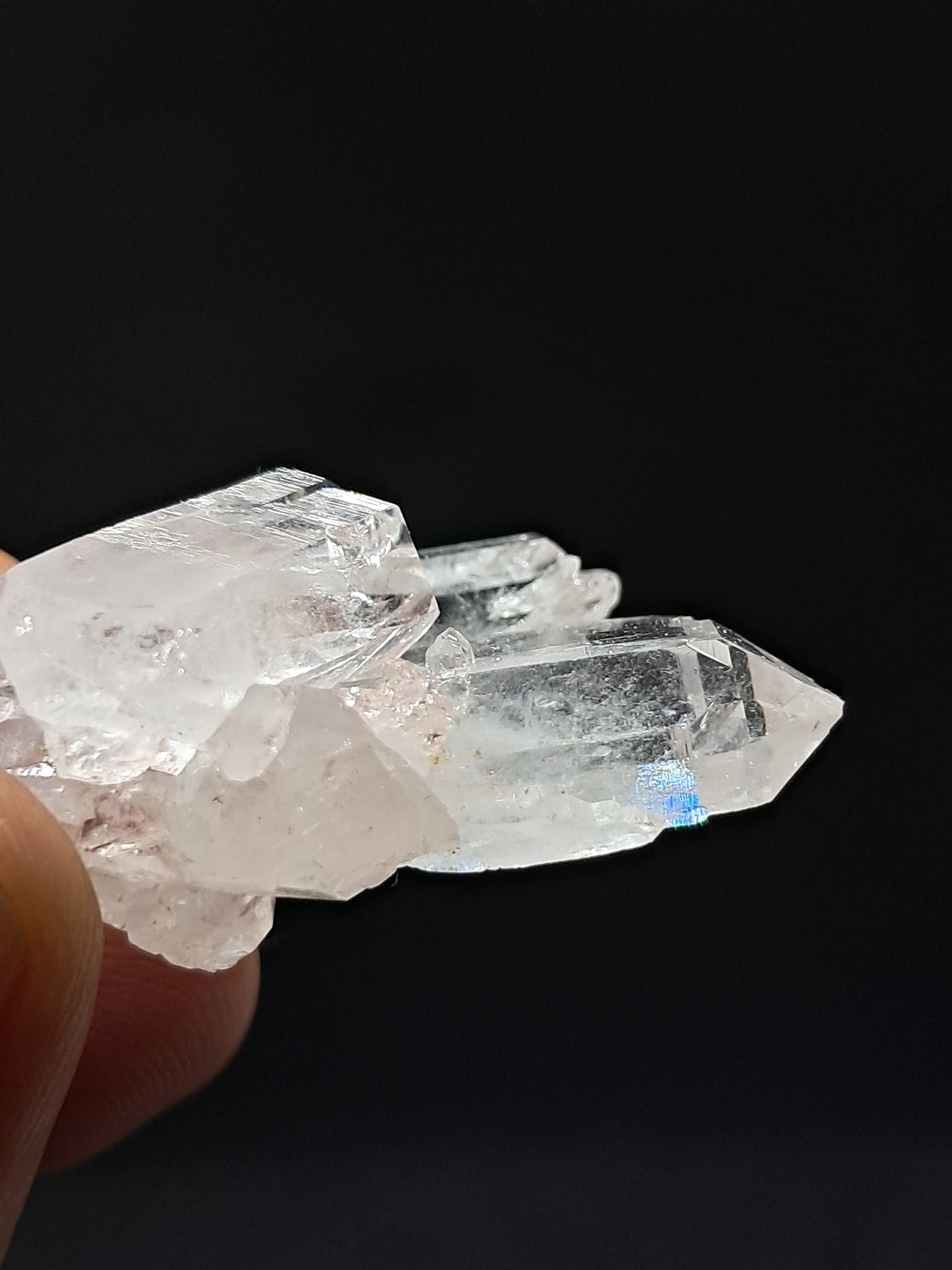 Cúmulo de Cuarzo Faden Claro (Santander, Colombia) Punta Natural | Ejemplar Mineral n.° COQ17