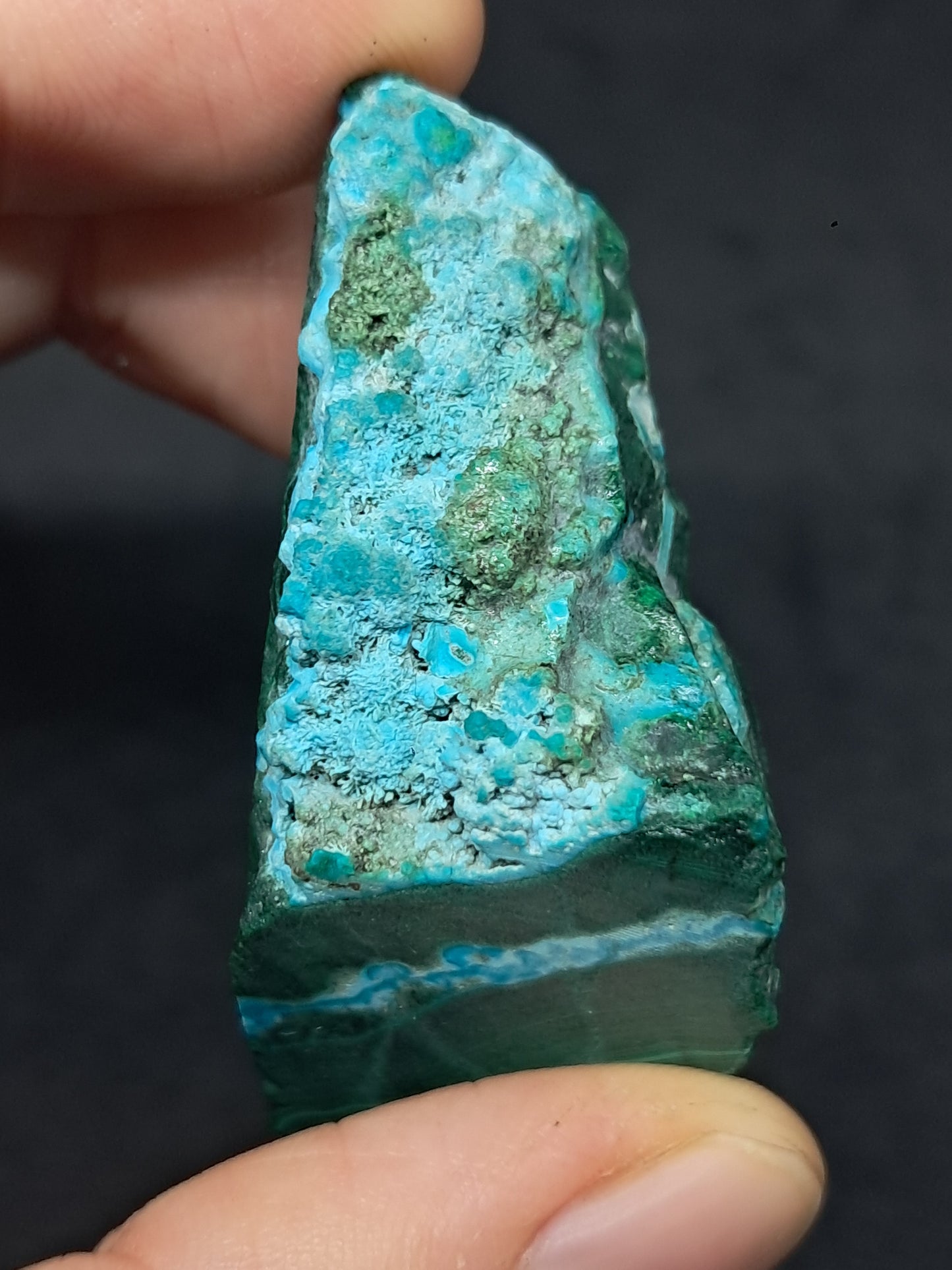 Chrysocolla Malachite Raw (Democratic Republic of Congo) | Rough Sliced #CM3