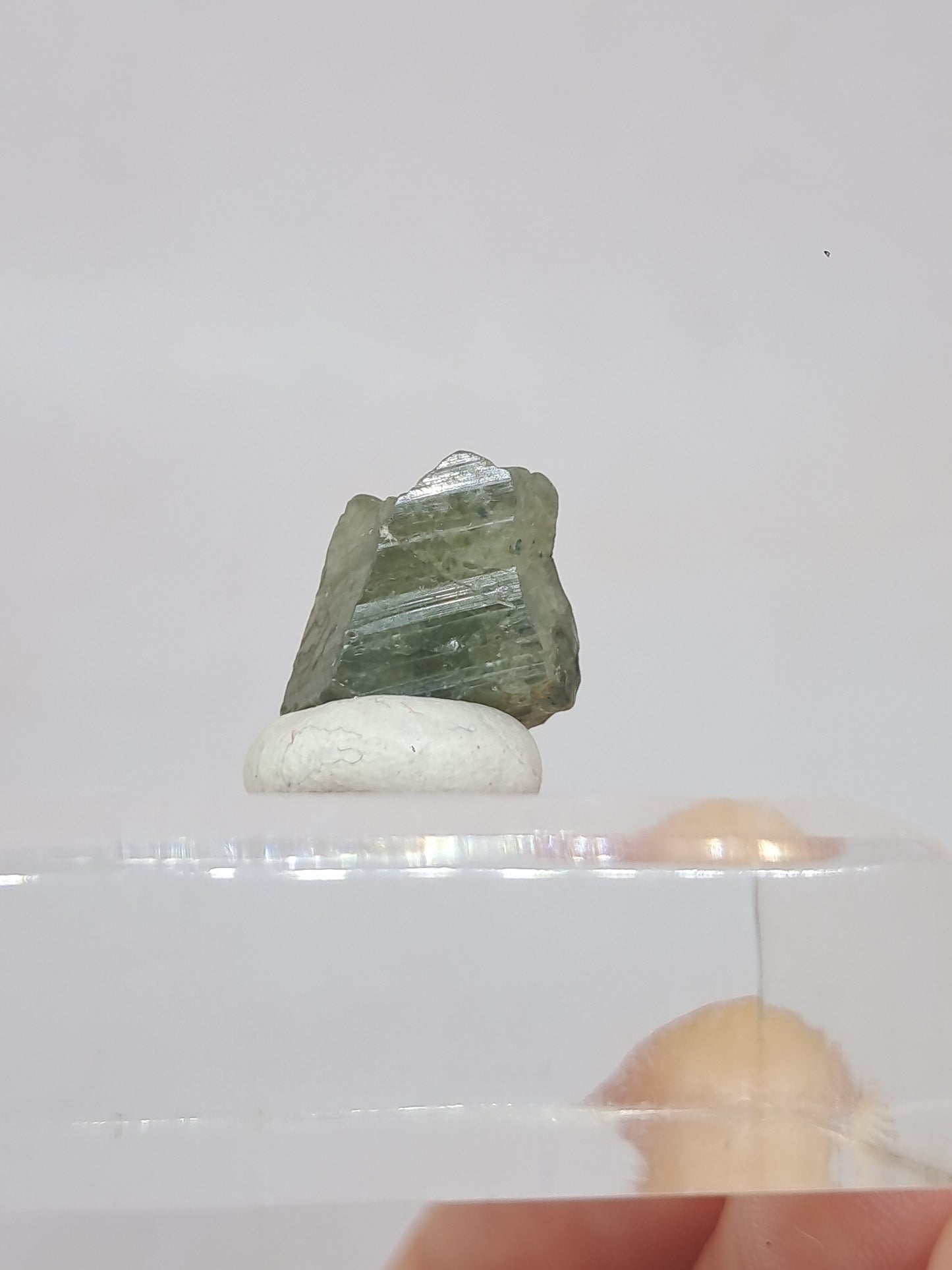 Natural Greenish-Blue *Teal* Sapphire Crystal (Karur) Rough Stone | Mineral Specimen #SP35