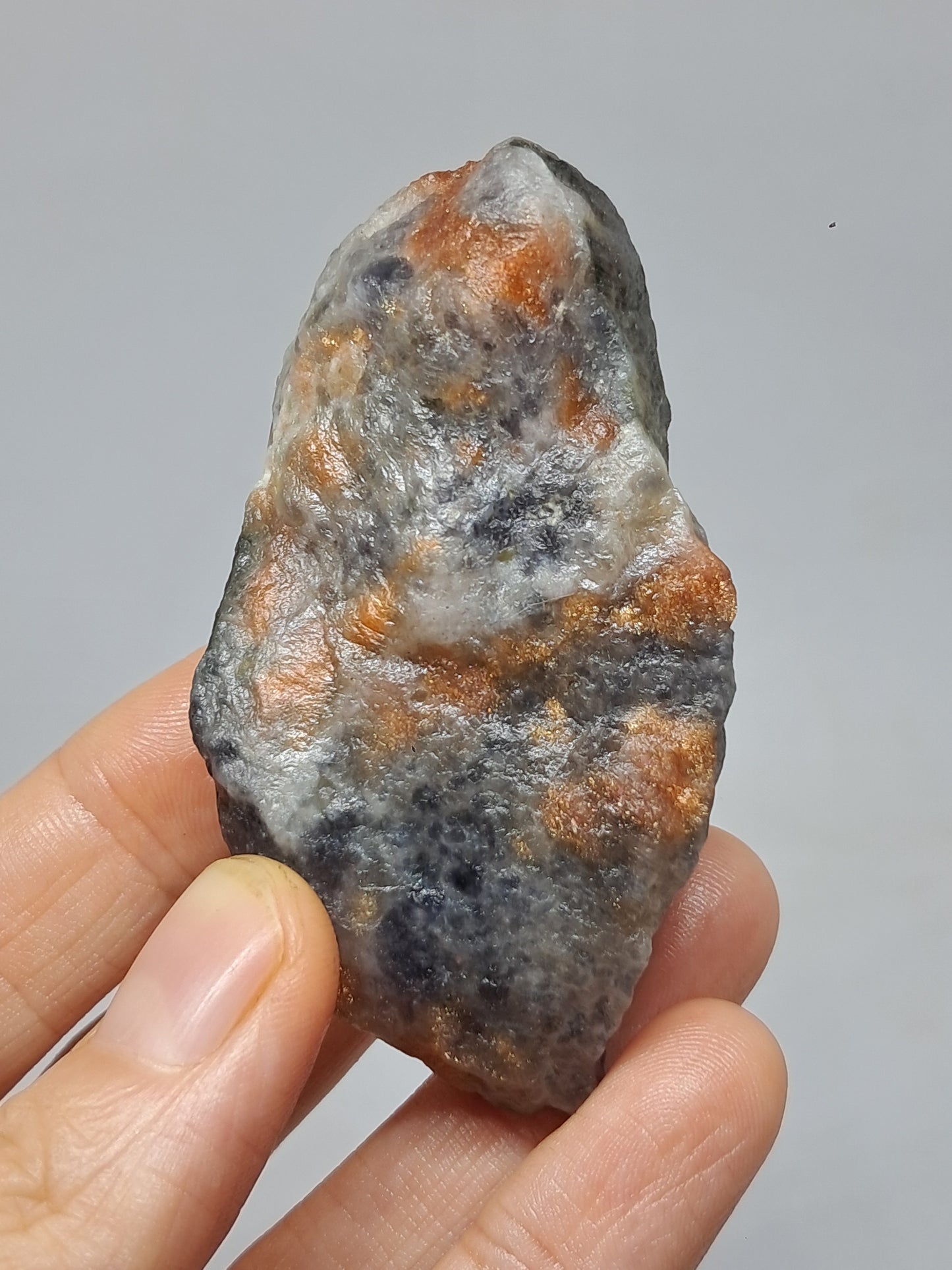Sunstone w/ Iolite (Tamil Nadu) Rough Stone | Natural Crystal | Mineral Specimen #SI16