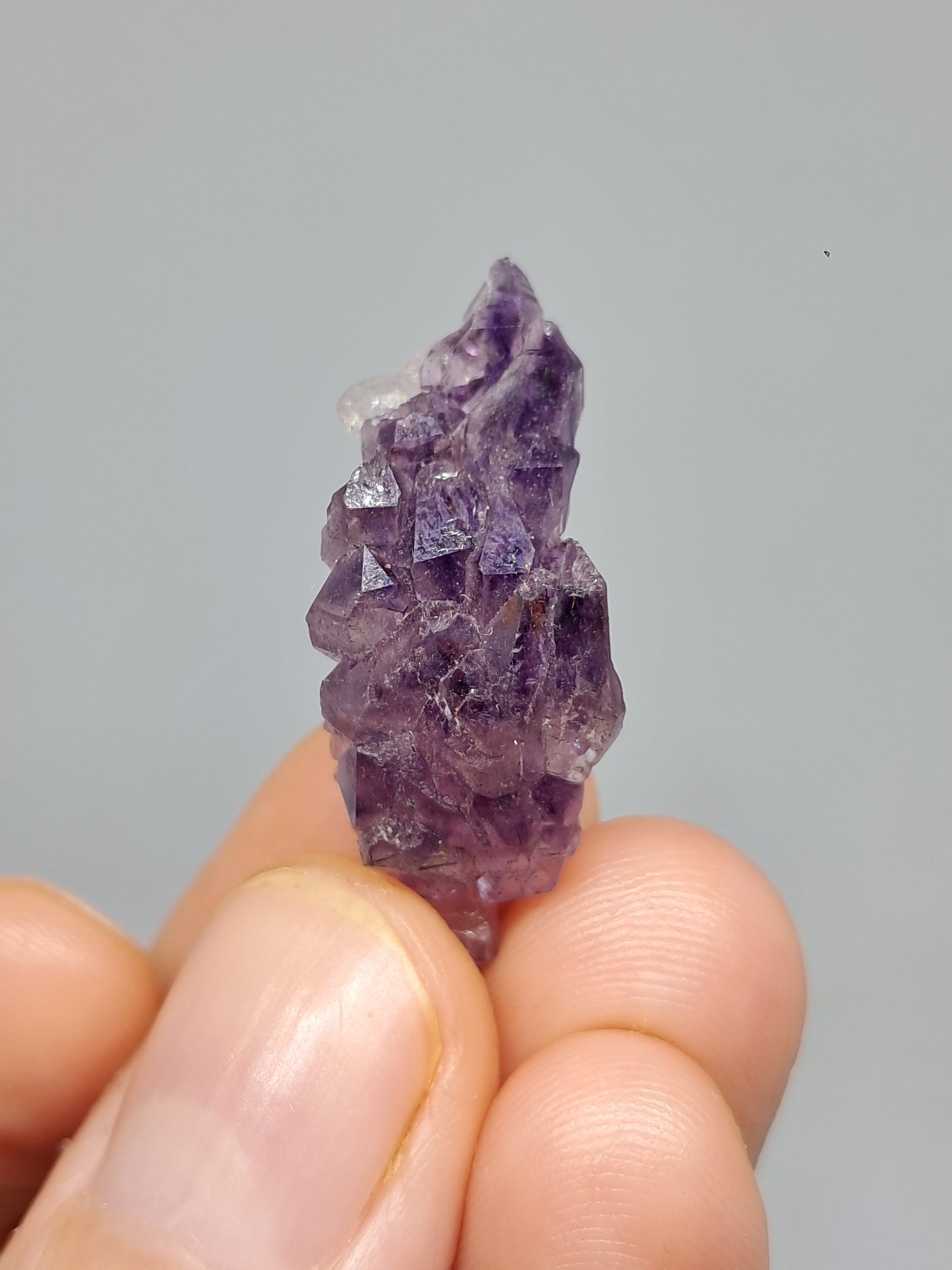 Set of 3 Amethyst from Karur | Natural Crystals | Mineral Specimen #KA171