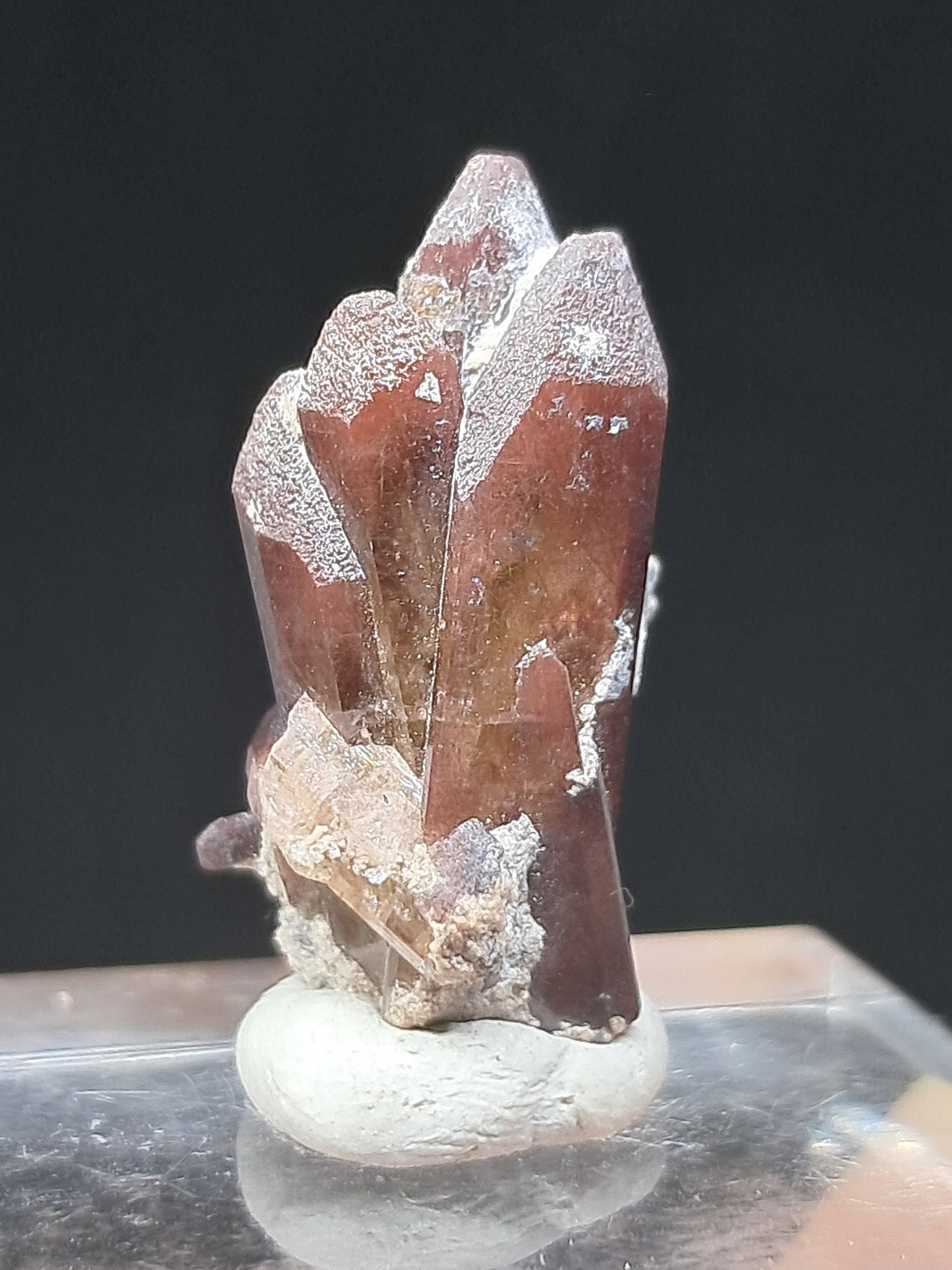 Cristal de topacio natural (México), piedra preciosa rara | Ejemplar mineral n.° TPZ20
