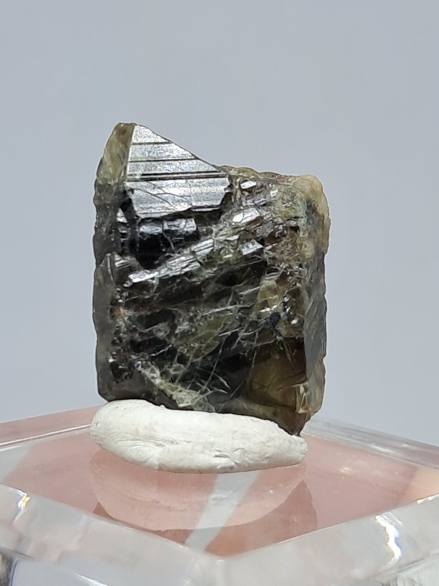 Natural Green Sapphire Crystal (Karur) Rough Stone | Mineral Specimen #SP24
