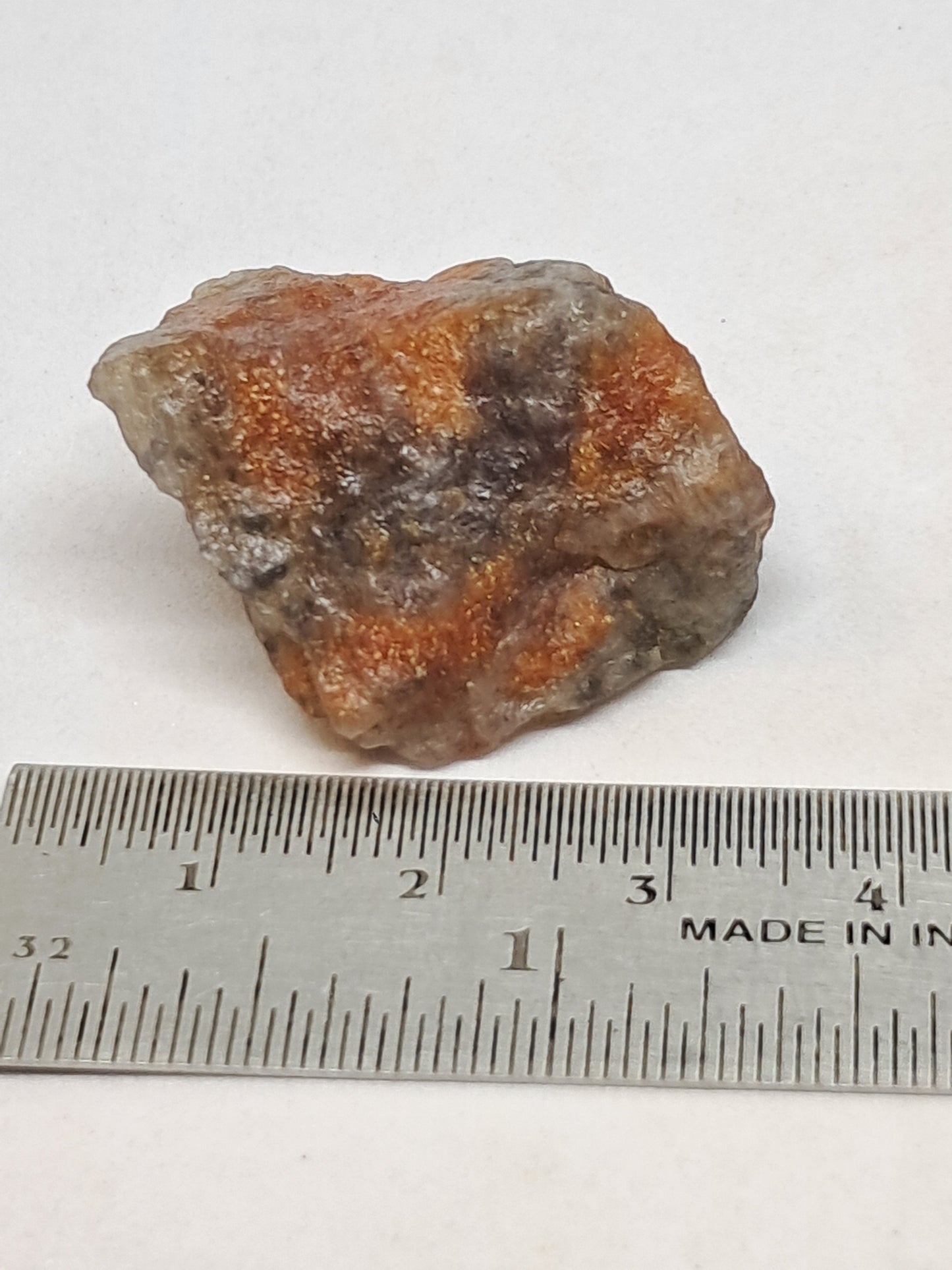 Sunstone w/ Iolite (Tamil Nadu) Rough Stone | Natural Crystal | Mineral Specimen #SI11