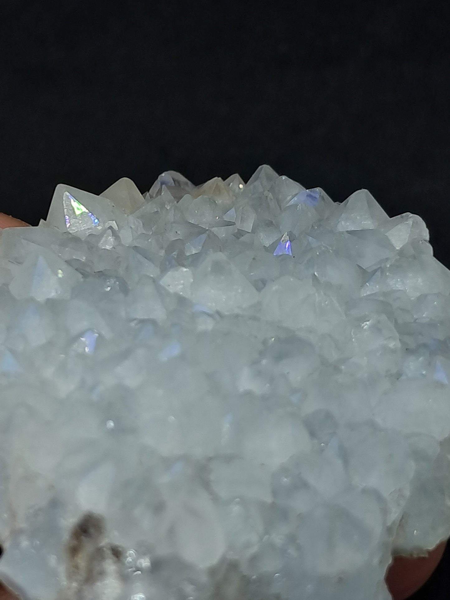 Iris Quartz (Anandalite) *high iridiscence* (Non-precious stone) #AQ14
