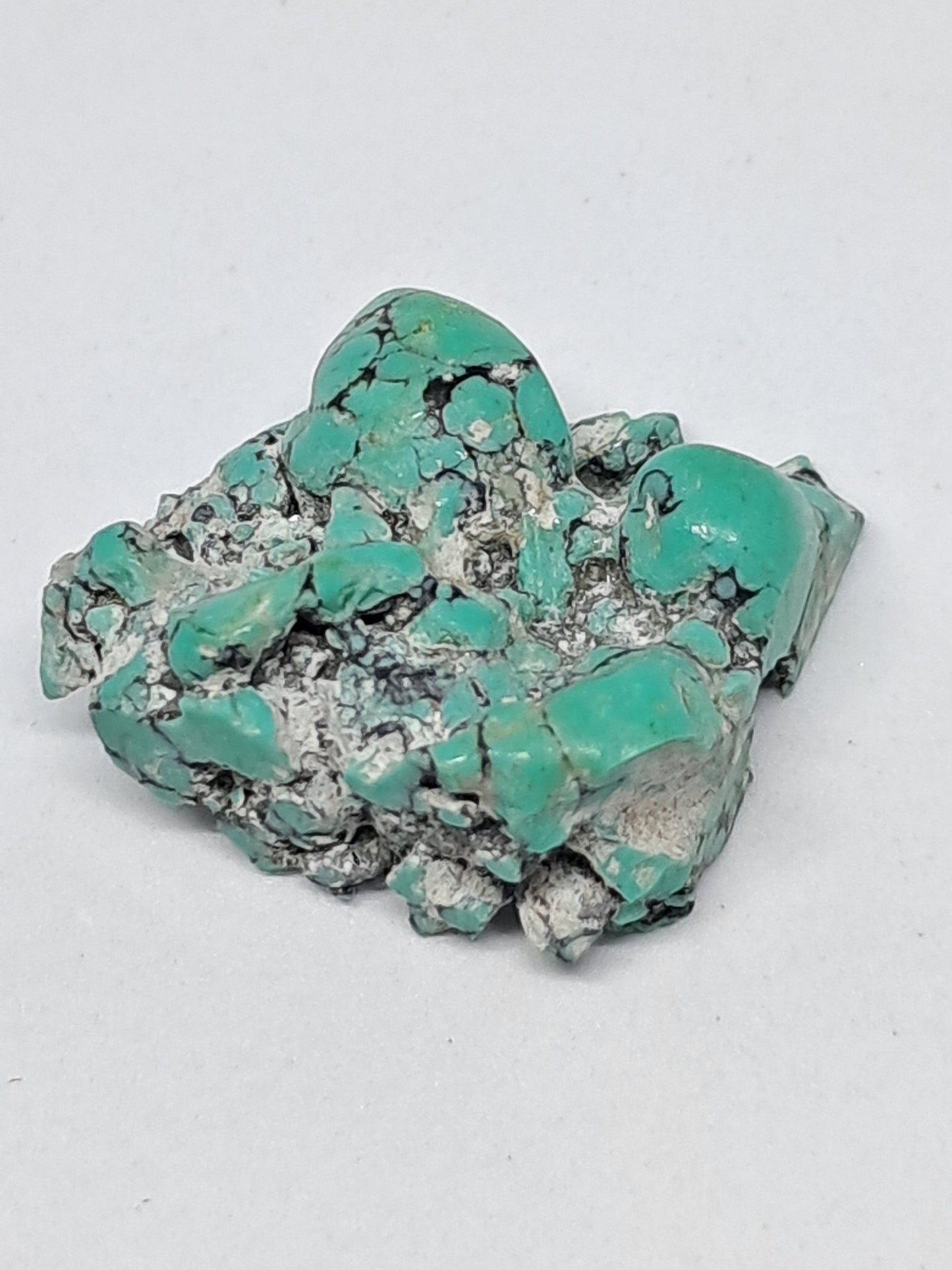 Tibetan Turquoise Stabilized Natural Stone | Mineral Specimen #TT8