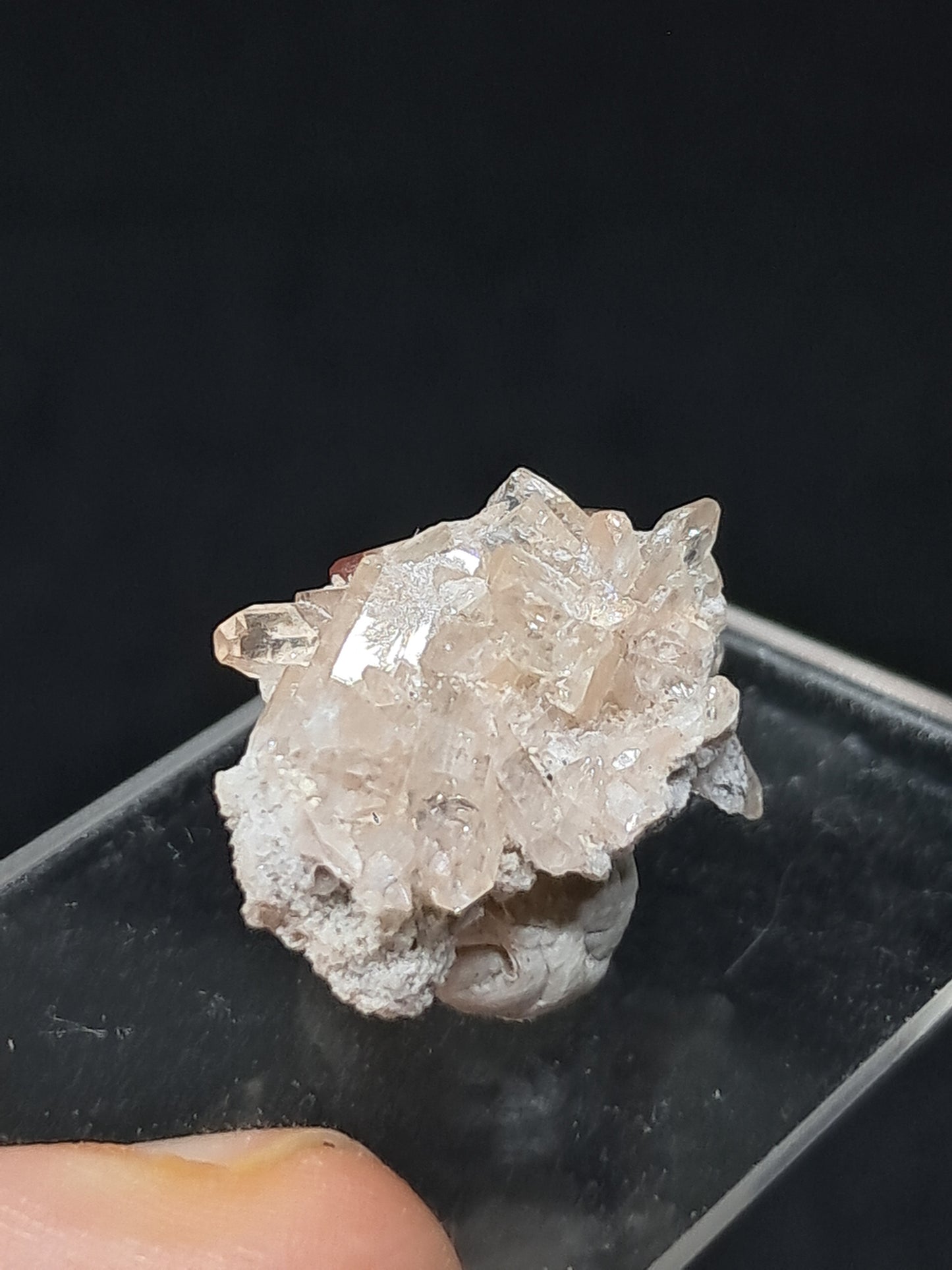 Topacio natural en racimo (México), piedra preciosa rara | Ejemplar mineral n.° TPZ9