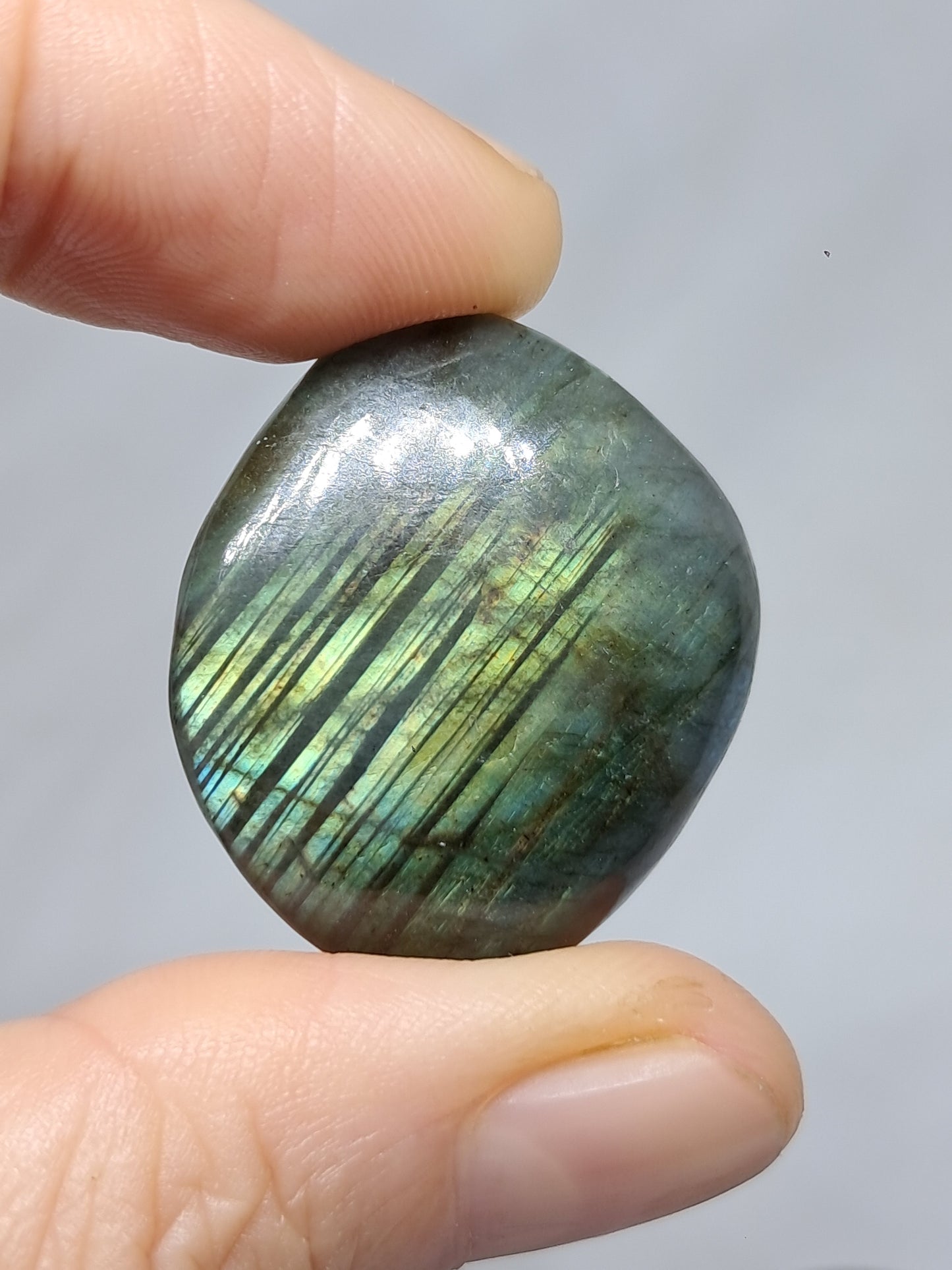 Labradorite Tumbled Stones | Natural Polished Crystal | Good Flash | Great Iridiscence #LB4