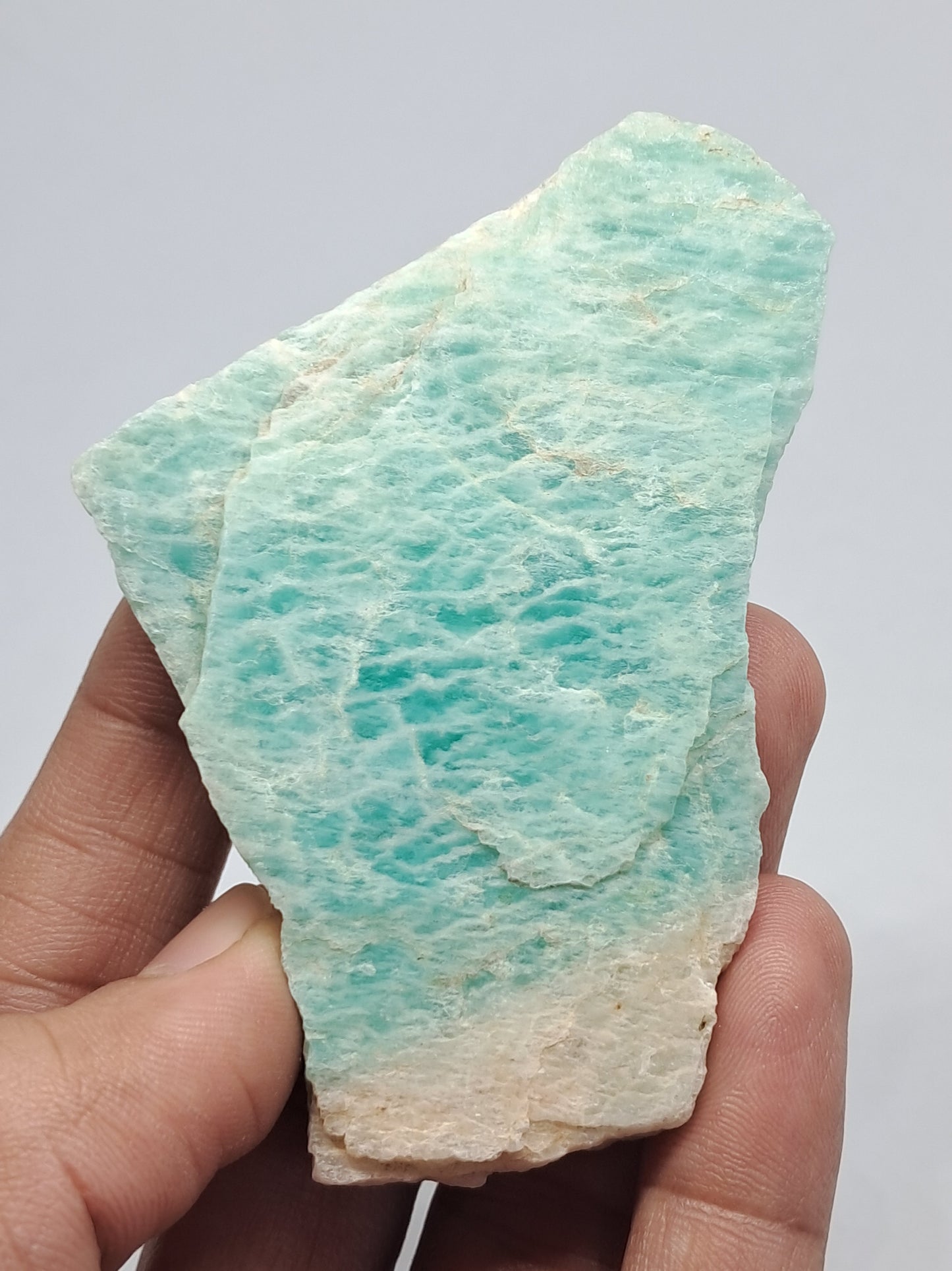 Rough Amazonite Slice | Natural Stone | Mineral Specimen #AZ1