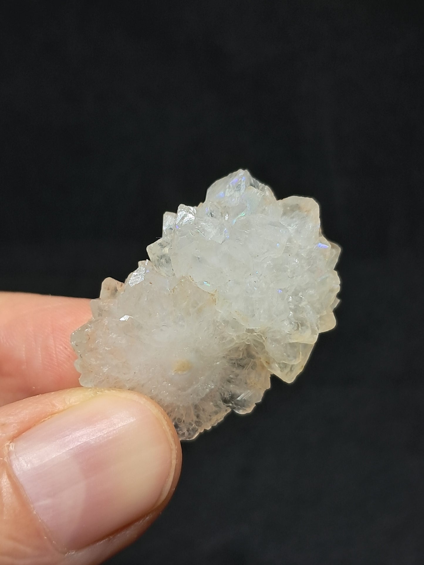 Iris Quartz Stalactite (Anandalite) *high iridiscence* (Non-precious stone) #AQ21