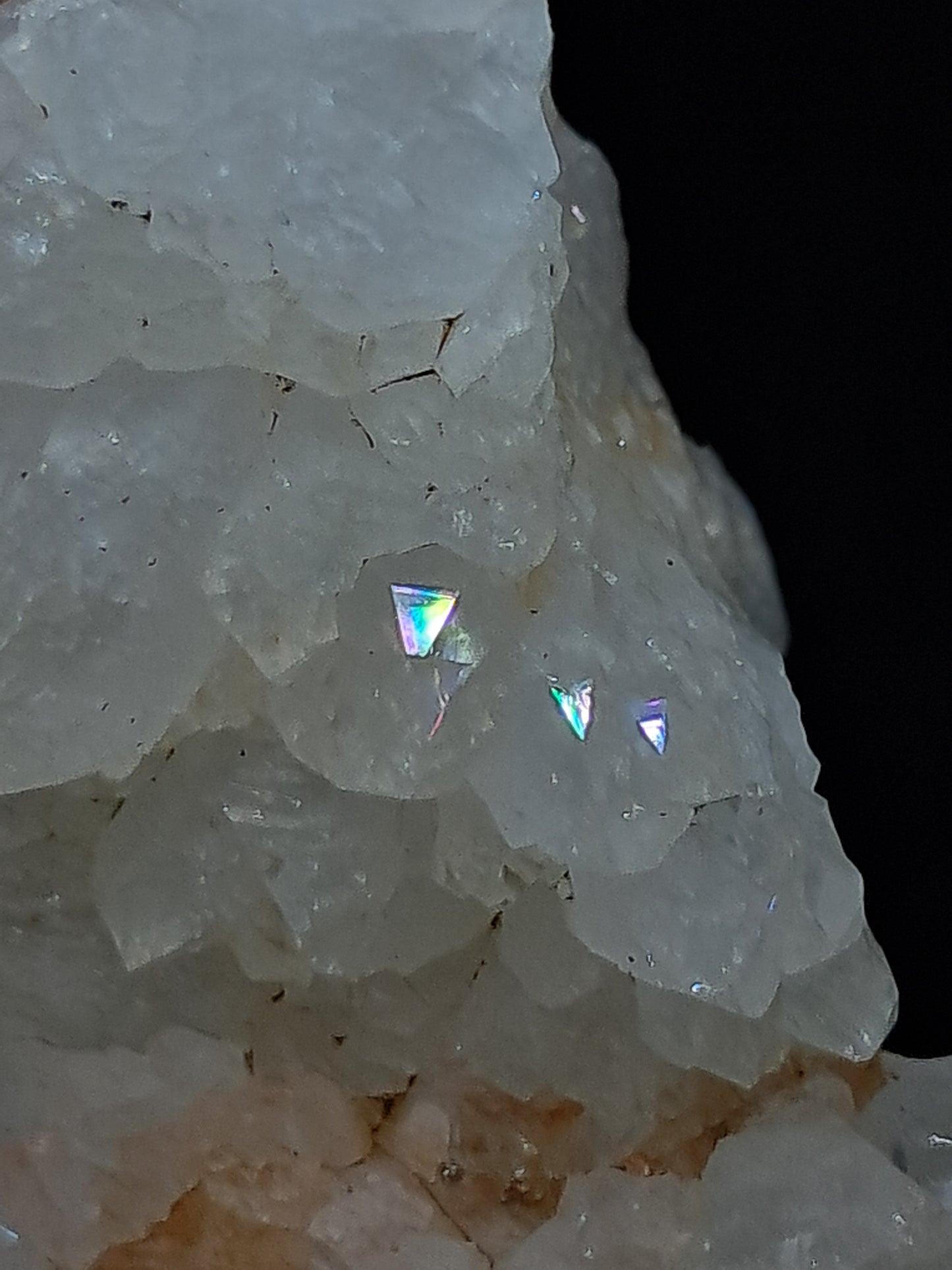 Iris Quartz (Anandalite) cluster #AQ7 Non-precious stone)