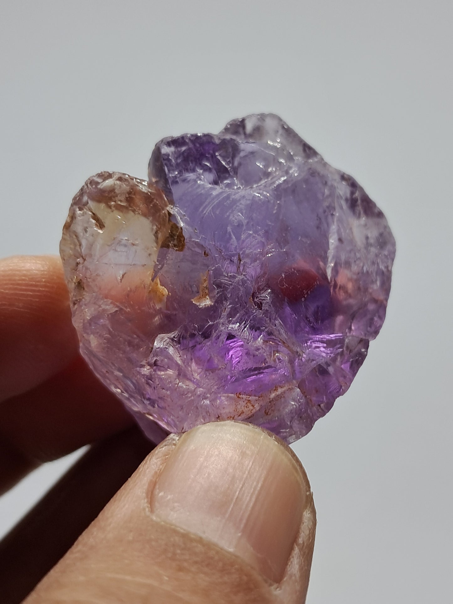 Rough Ametrine (Madagascar) Raw Natural Stone | Mineral Specimen #AMT2